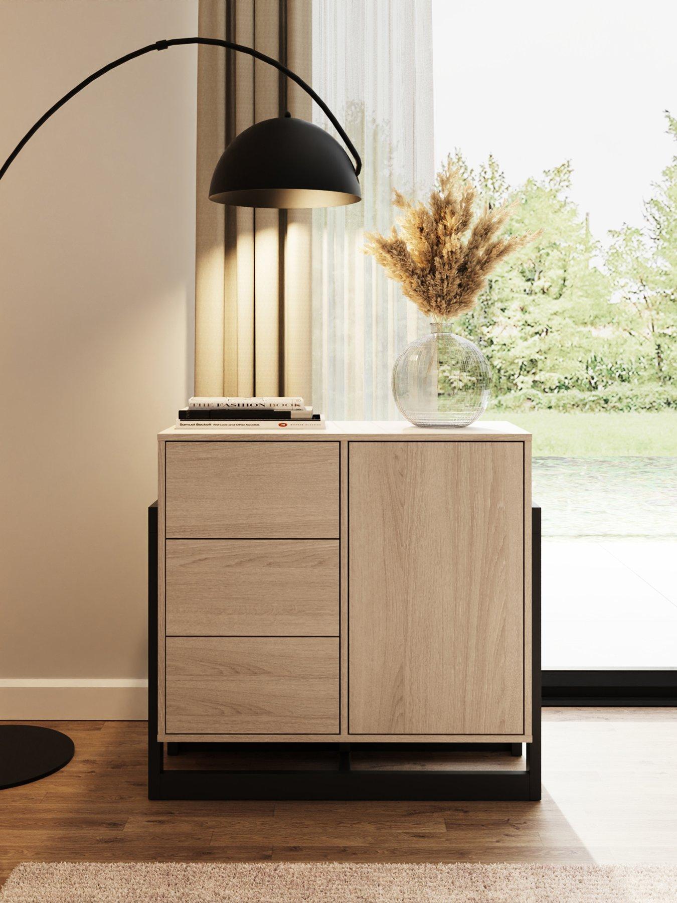 Image 1 of 7 of GFW Tait 1 Door 3 Drawer Sideboard