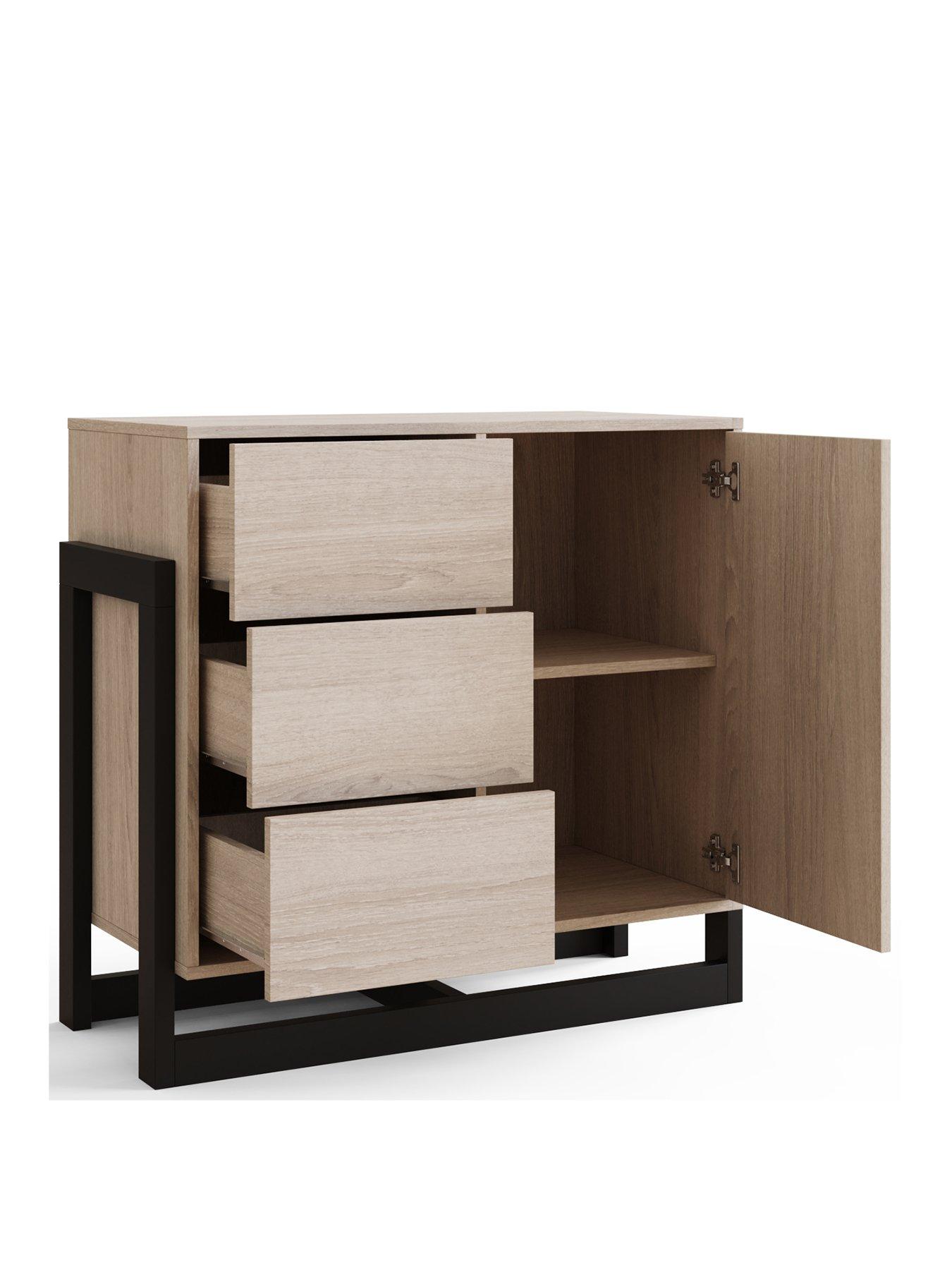Image 3 of 7 of GFW Tait 1 Door 3 Drawer Sideboard