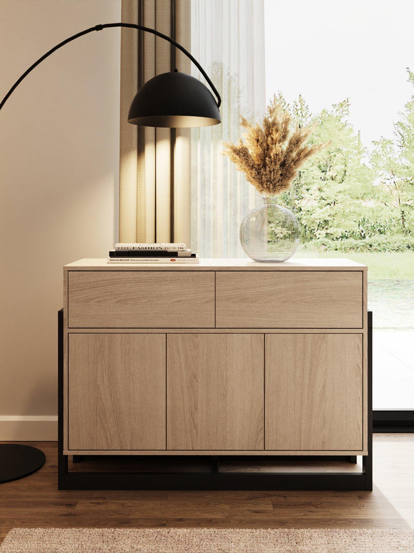 GFW Tait 3 Door 2 Drawer Sideboard