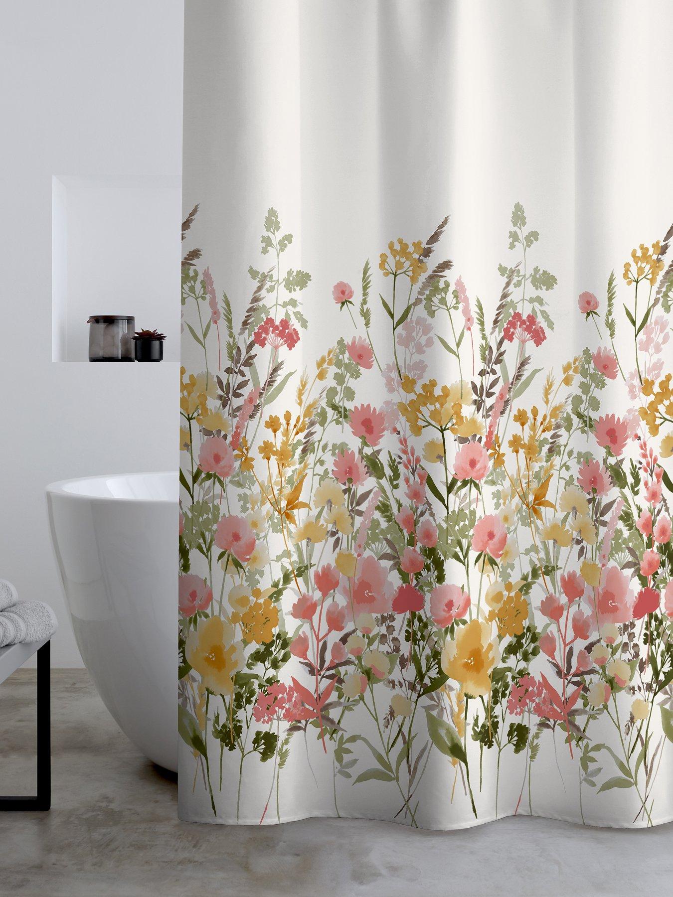 Catherine Lansfield Countryside Floral Shower Curtain