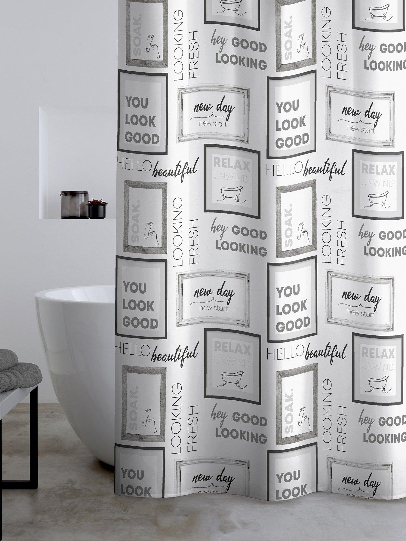 undefined Relax & Unwind Shower Curtain