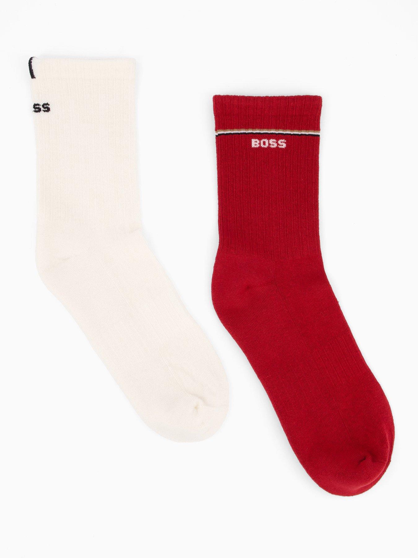 BOSS 2 Pack Sock Set - Red