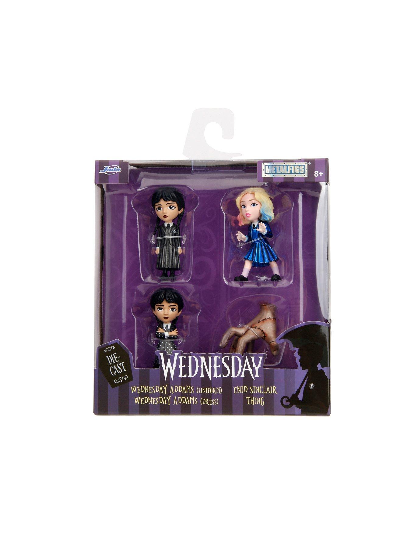 Wednesday 4-Pack Die-Cast Metal Figures 2.5 Inch | Very