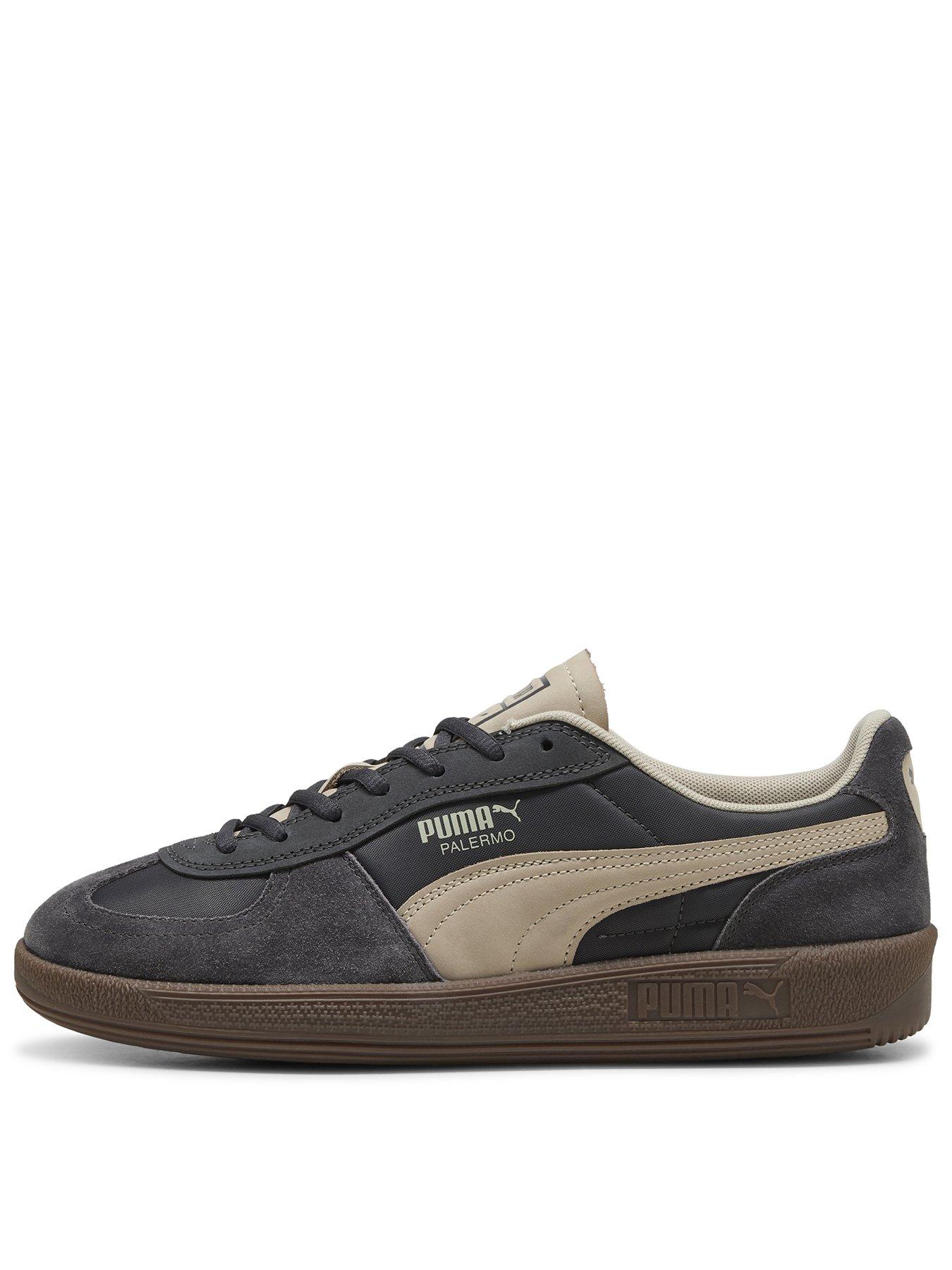 Image 1 of 5 of Puma Unisex Palermo Tongue Trainers - Grey