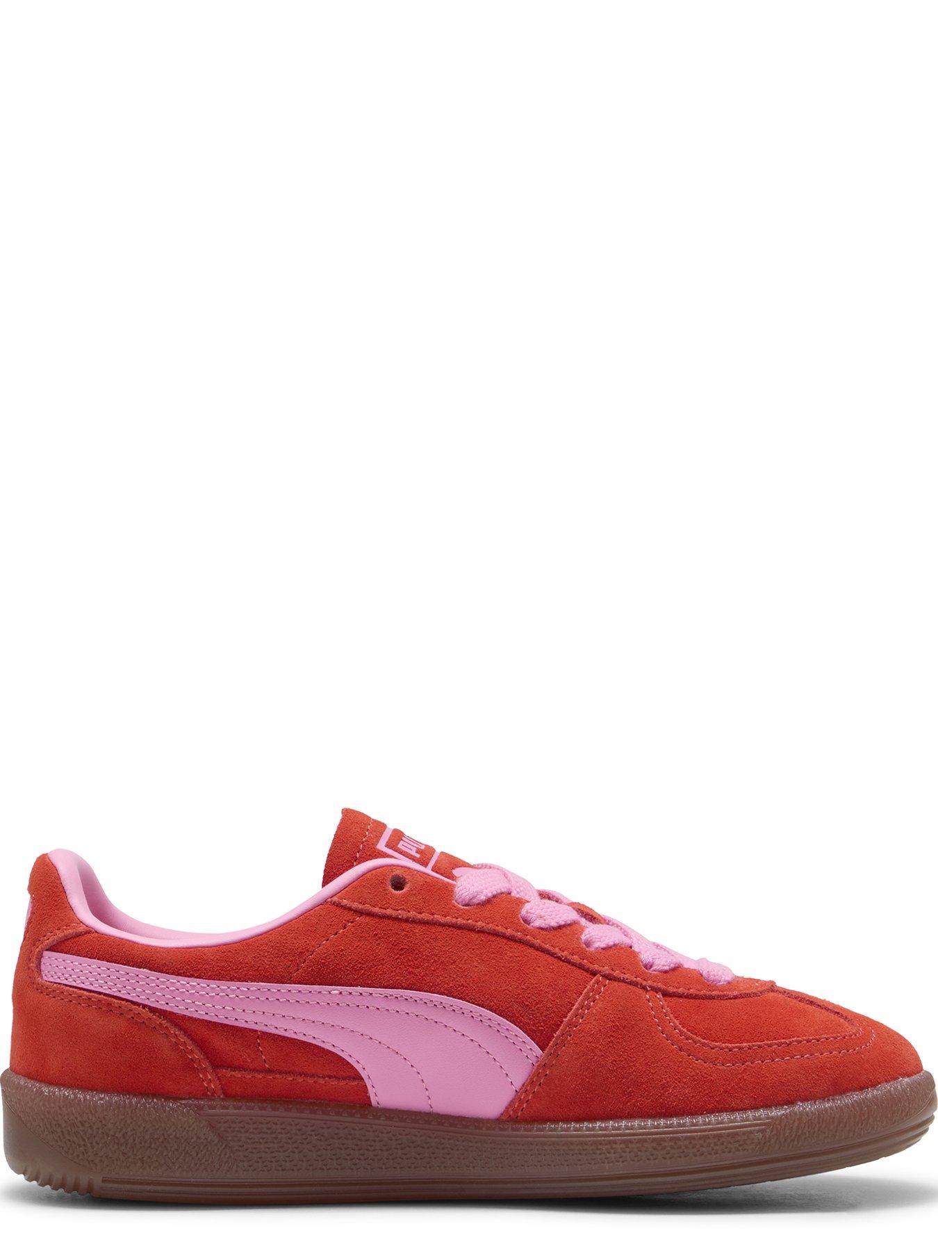 Image 4 of 7 of Puma Women's Palermo Trainers - Red