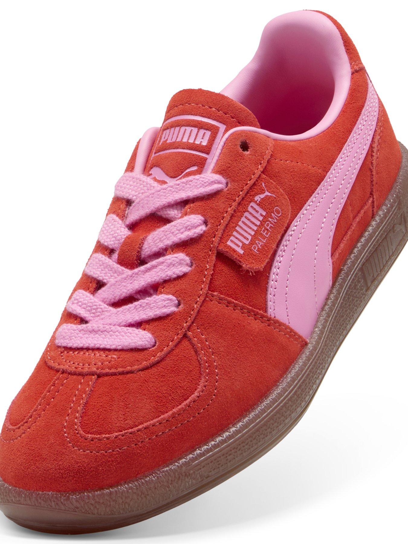 Image 6 of 7 of Puma Women's Palermo Trainers - Red