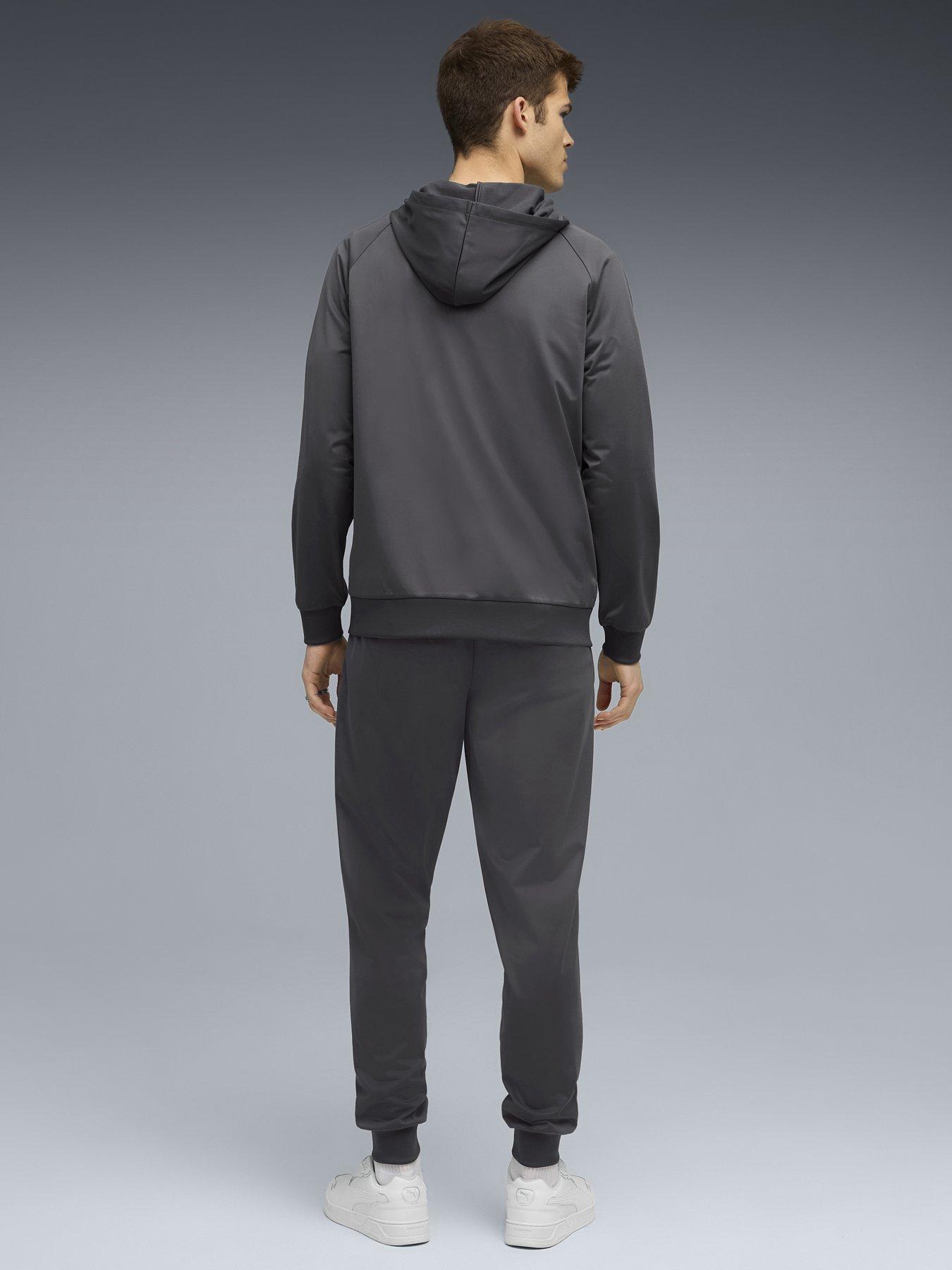 Image 2 of 5 of Puma Mens Hooded Poly Suit - Grey