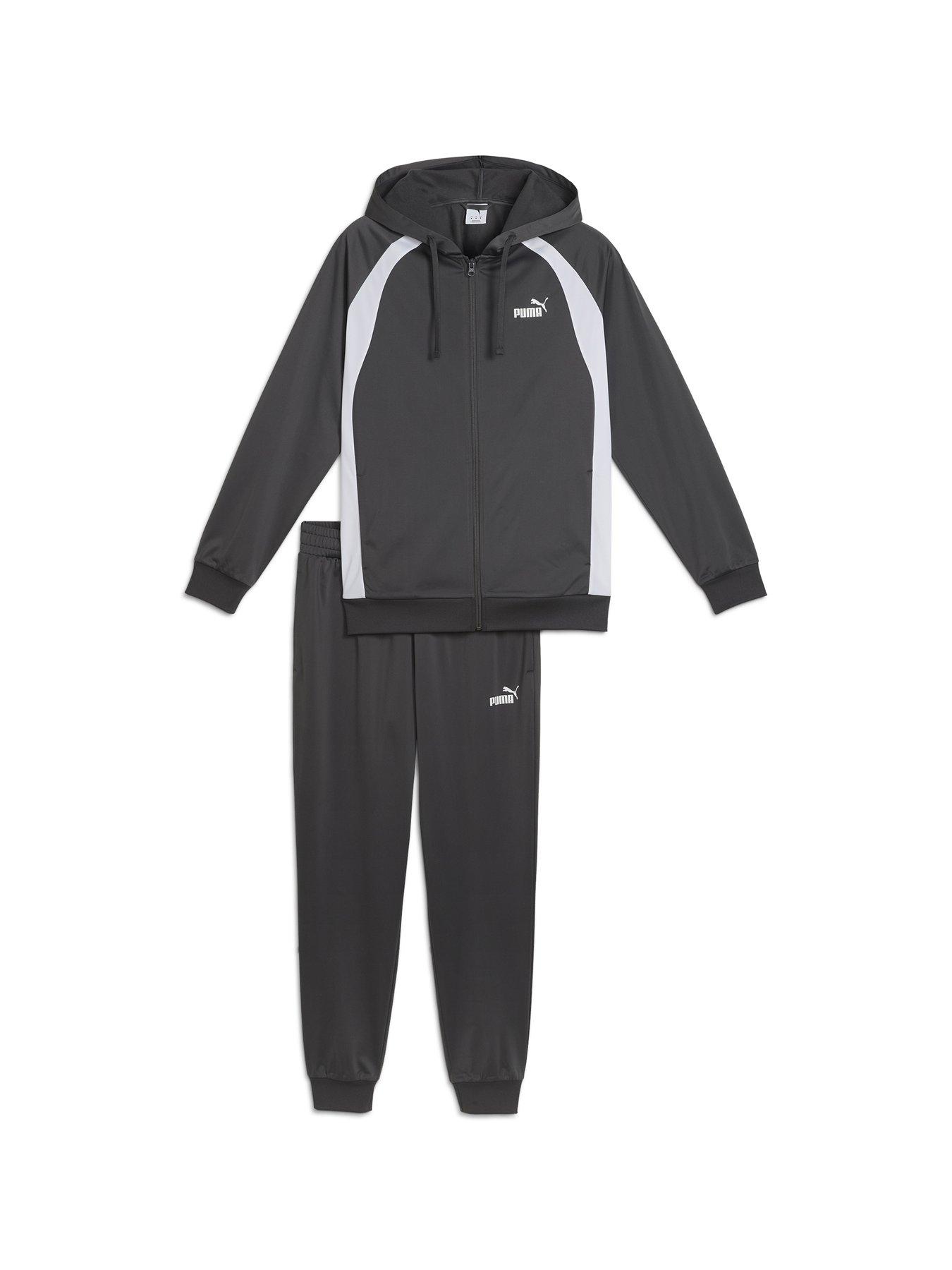 Image 4 of 5 of Puma Mens Hooded Poly Suit - Grey