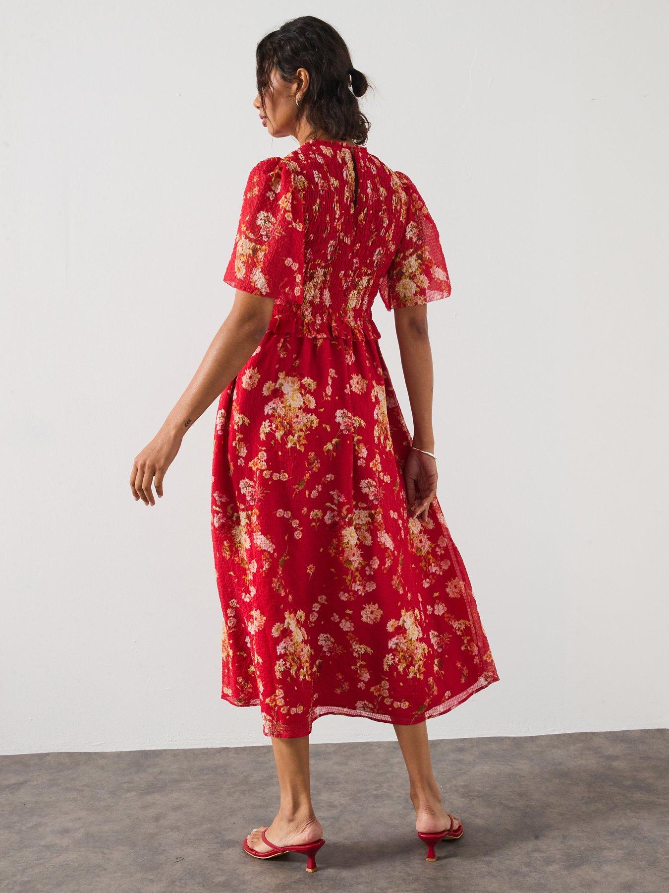 AllSaints Mya Dress - Red | Very