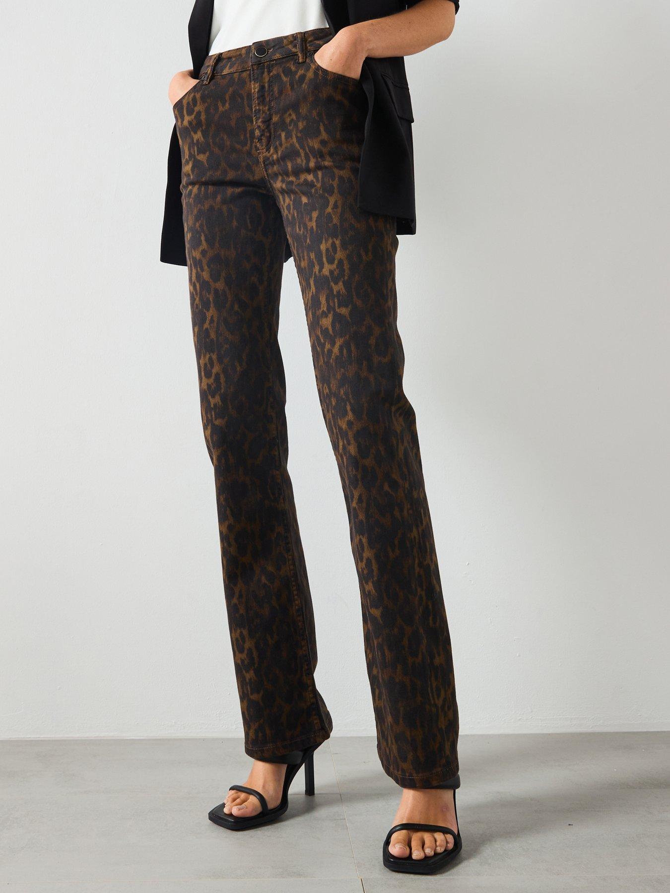 AllSaints Haldan Slim Bootcut - Dark Brown