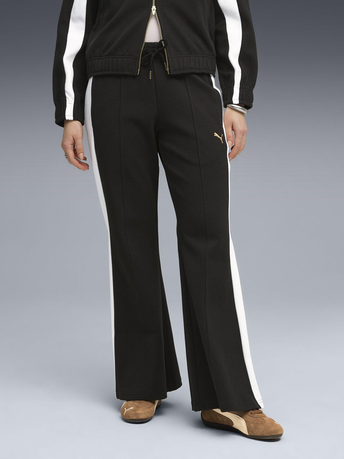 Puma Womens T7 Flared Pants - Black