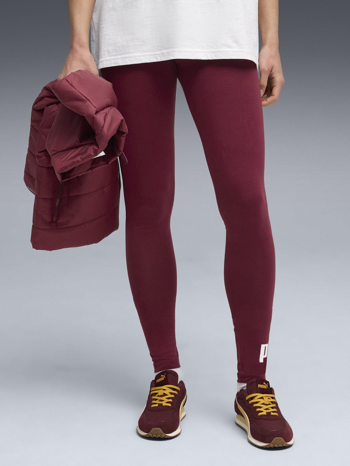 Puma: Womens Essentials No 1 Logo Leggings - Red