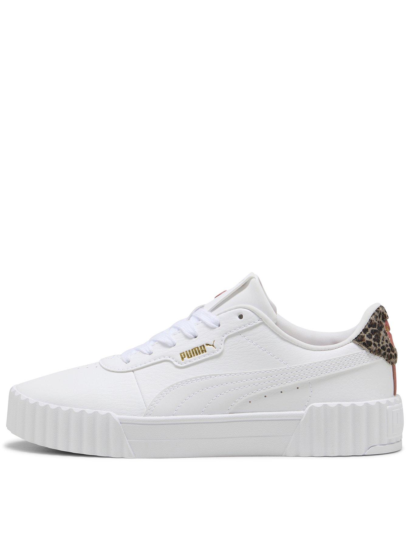 Puma Women's Carina 30 Animal Flair Trainers - White