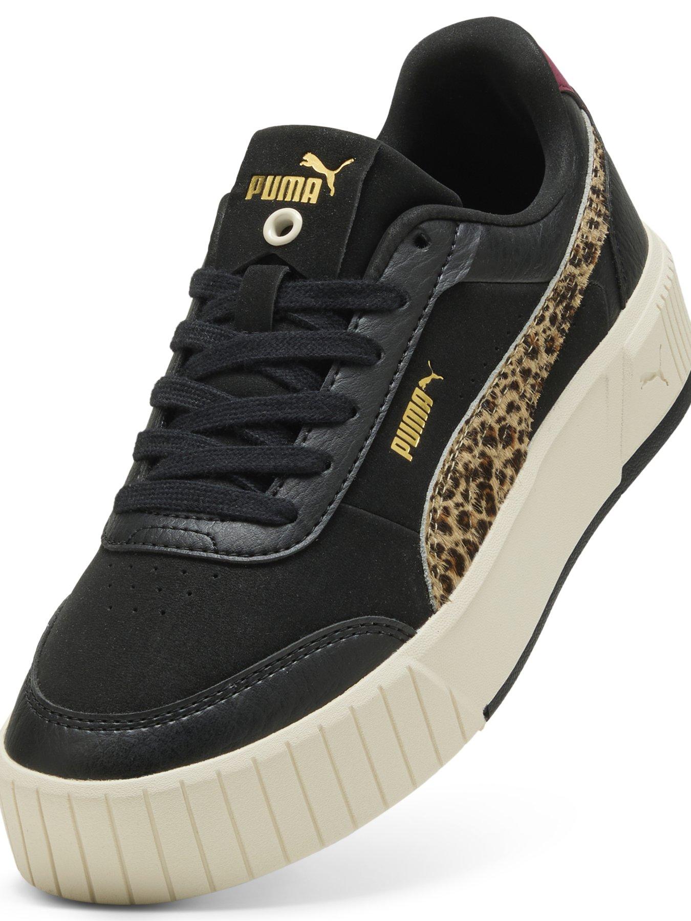 Puma Women's Carina Mia Animal Flair Trainers Black Very