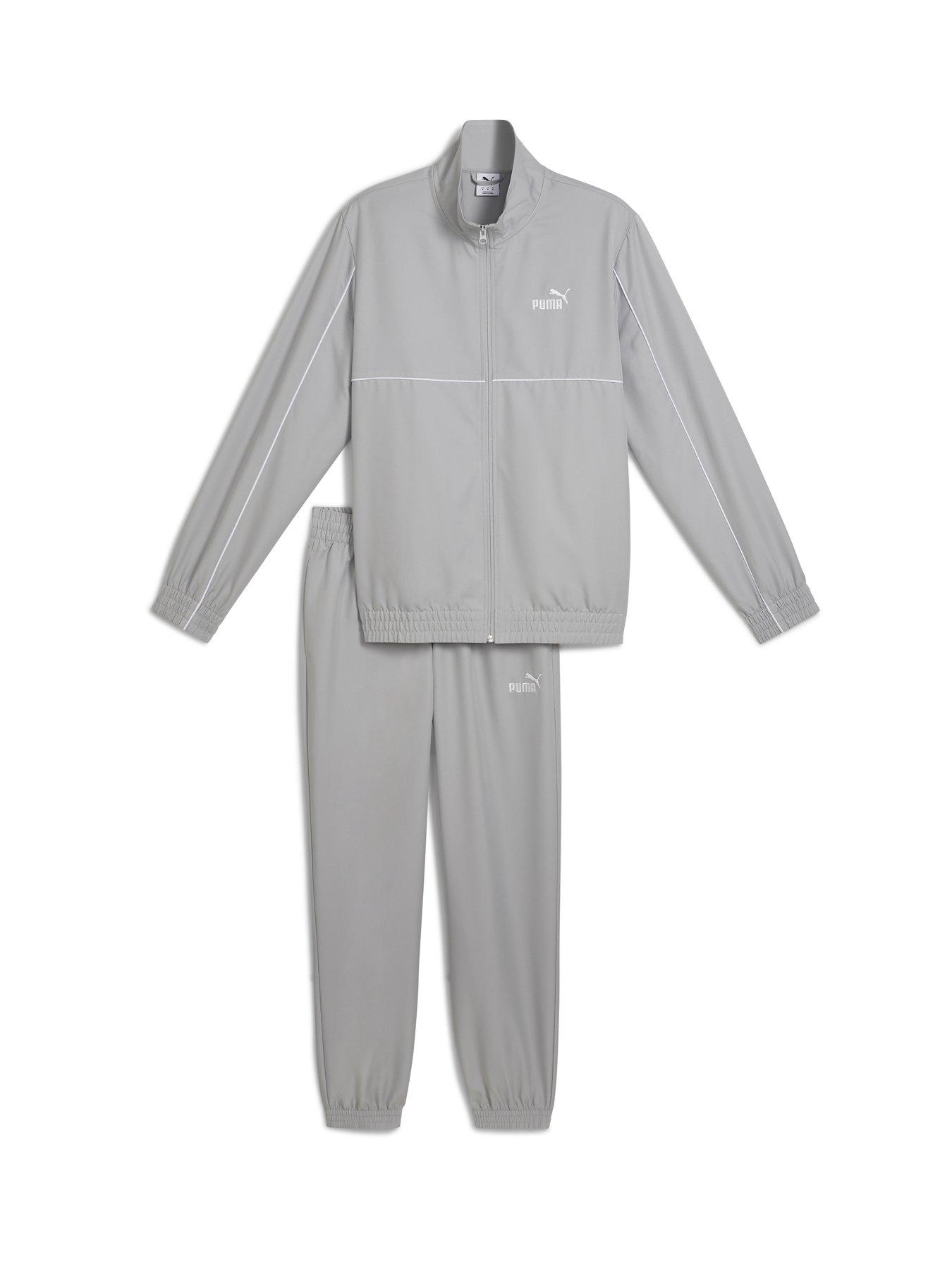Puma Mens Woven Tracksuit - Grey