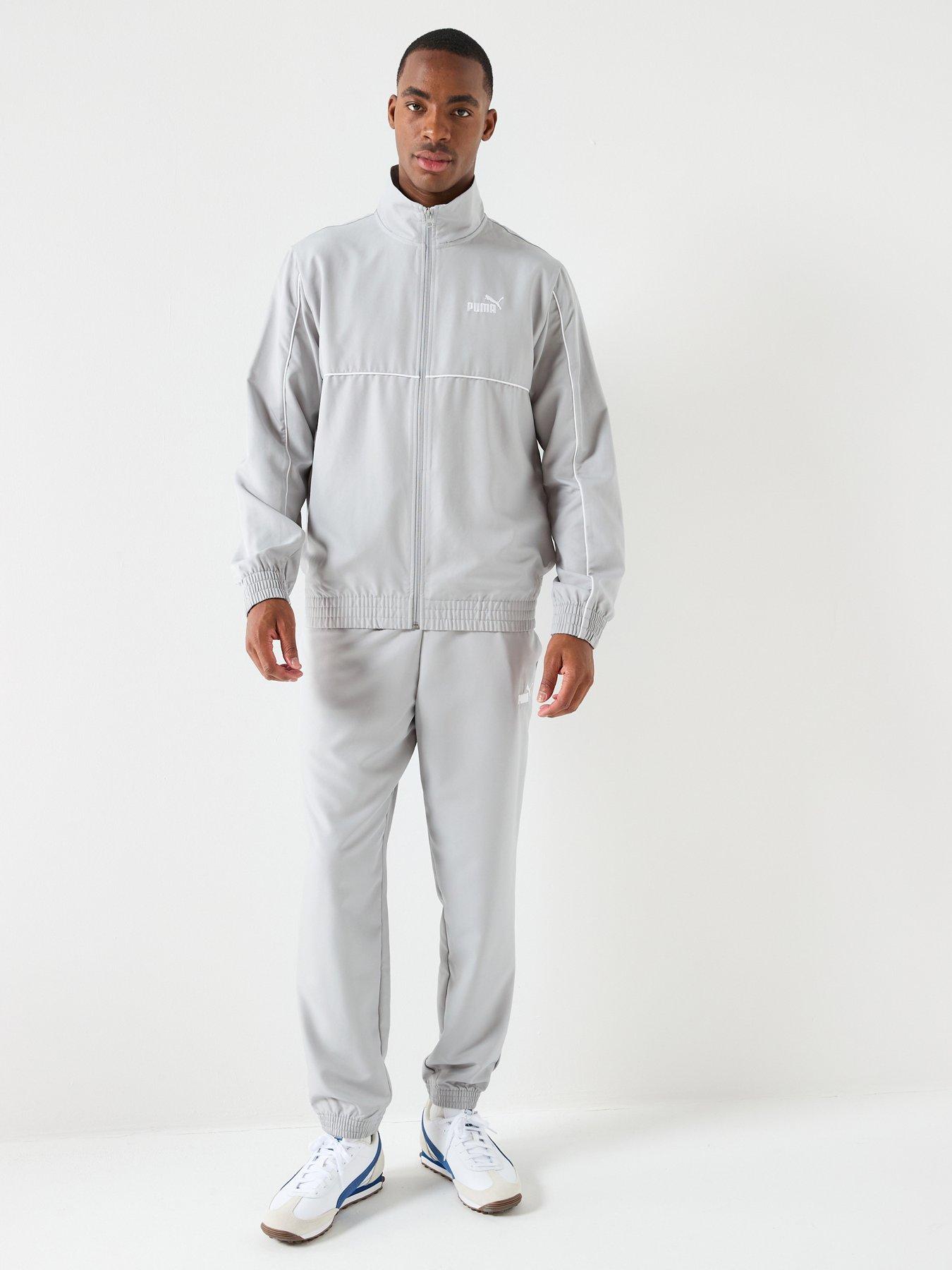 Image 1 of 6 of Puma Mens Woven Tracksuit - Grey