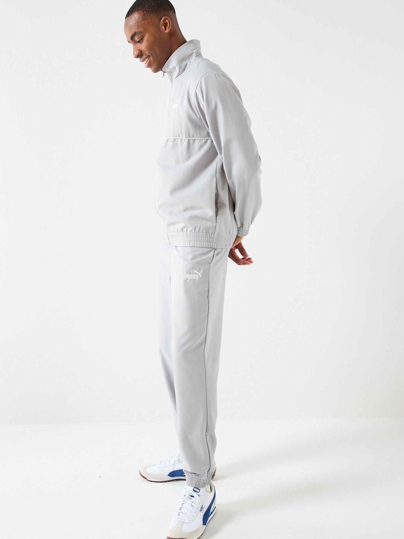 Image 3 of 6 of Puma Mens Woven Tracksuit - Grey