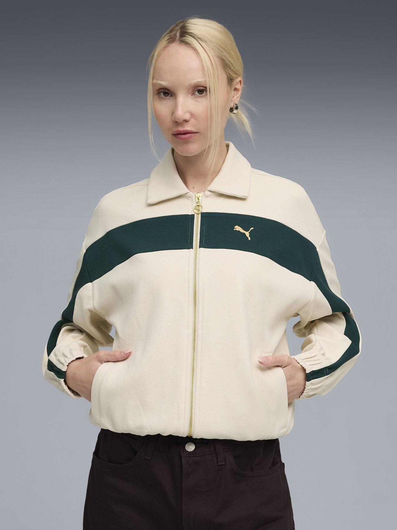 undefined Relaxed Track Jacket -cream