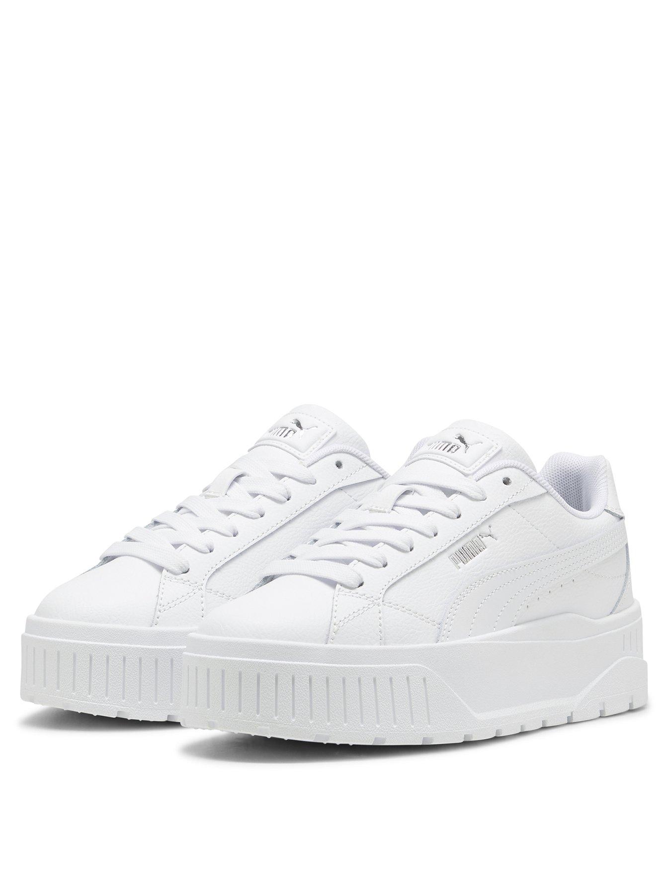 Image 2 of 6 of Puma Junior Girls Karmen Ii - White