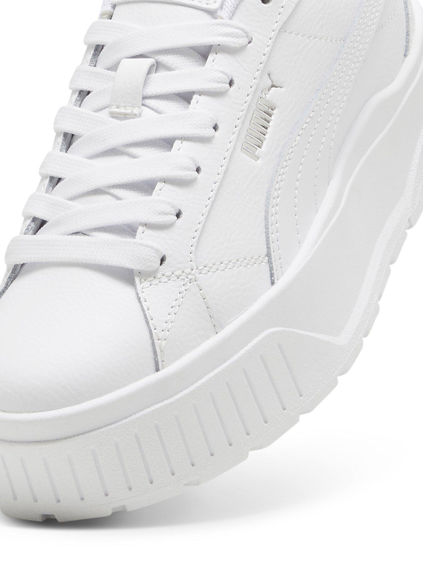 Image 4 of 6 of Puma Junior Girls Karmen Ii - White
