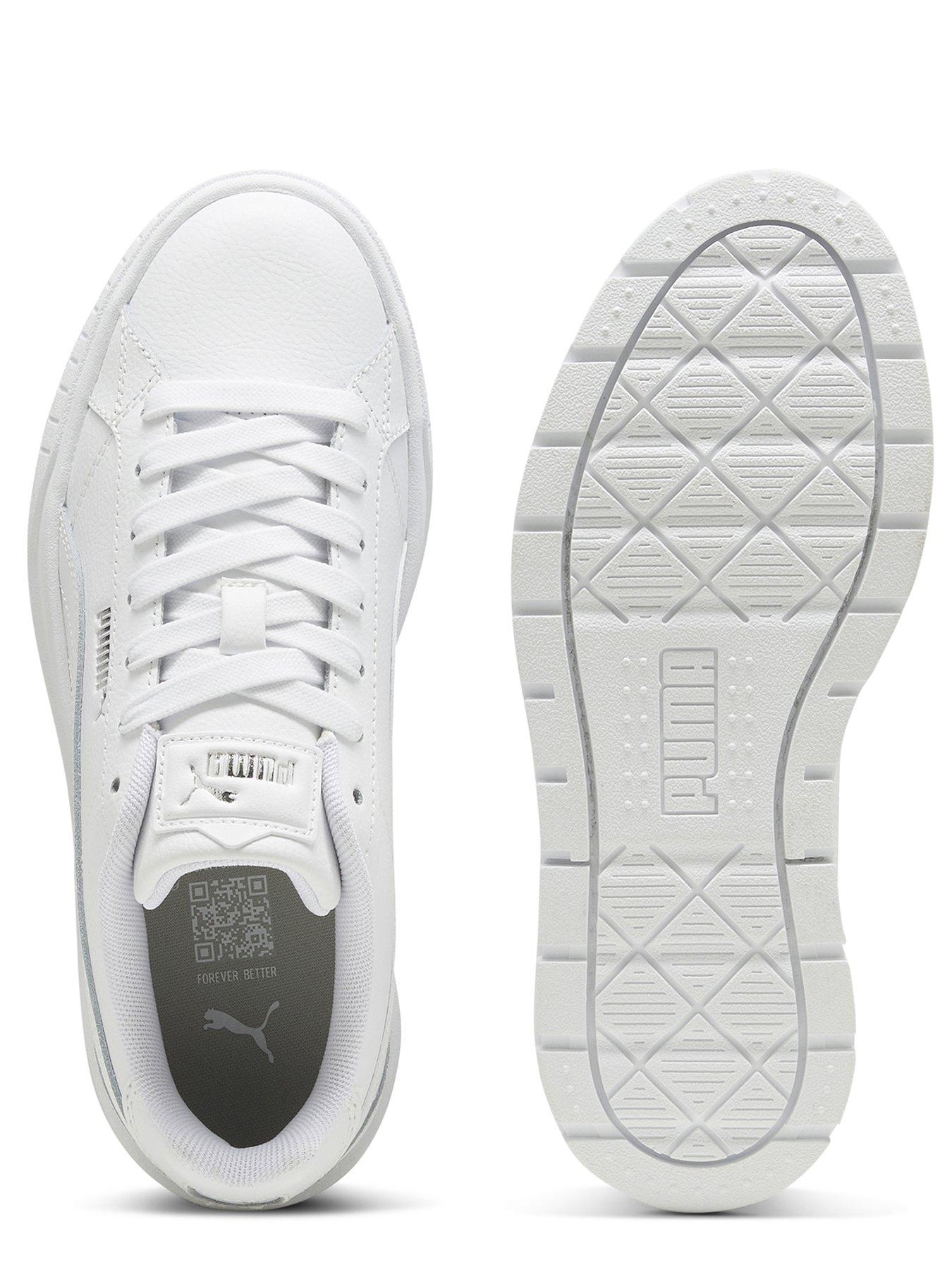 Image 5 of 6 of Puma Junior Girls Karmen Ii - White