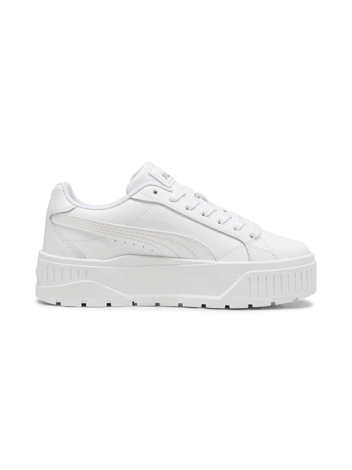 Image 6 of 6 of Puma Junior Girls Karmen Ii - White