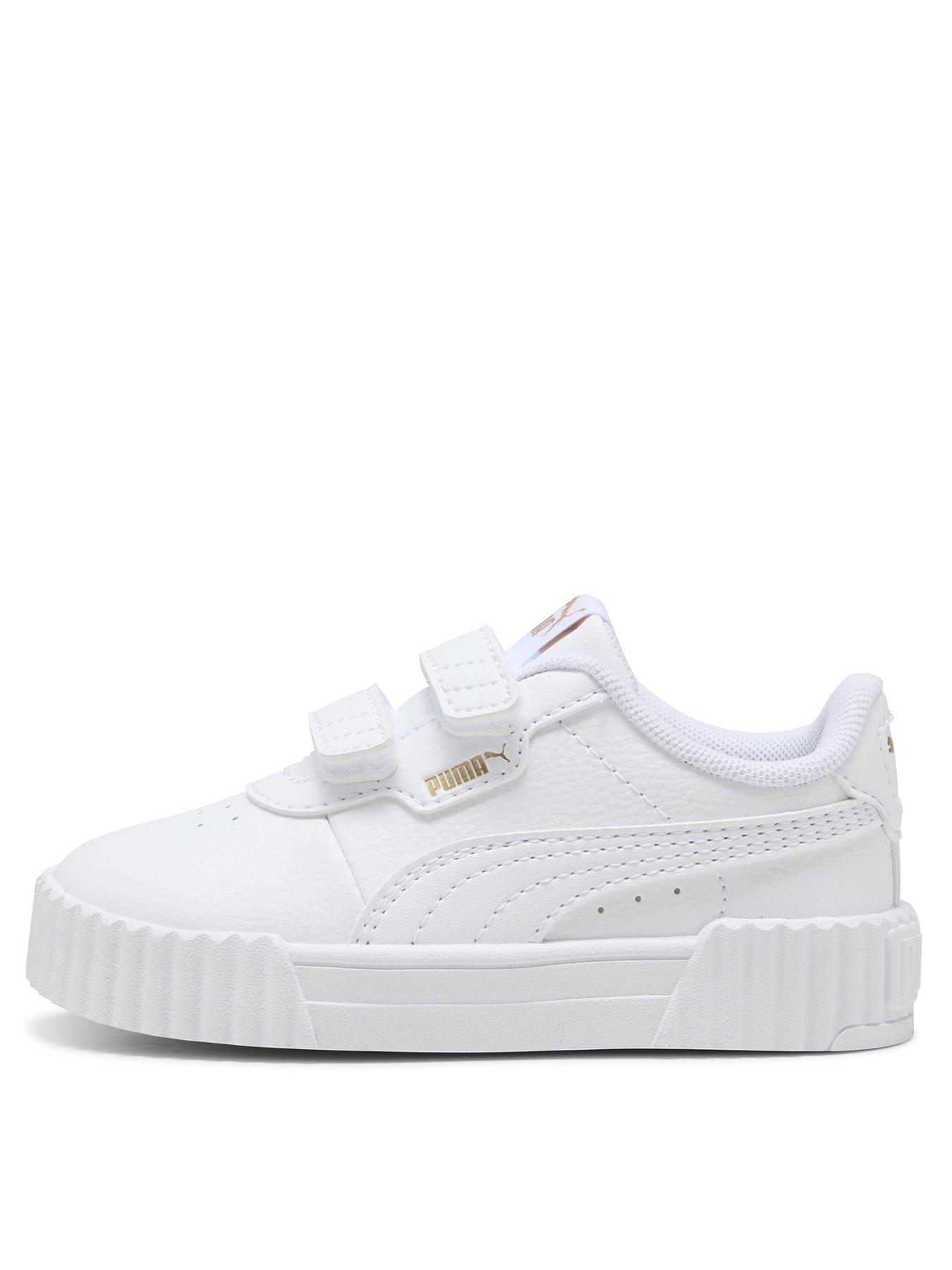 Puma Infant Girls Carina 3.0 V - White