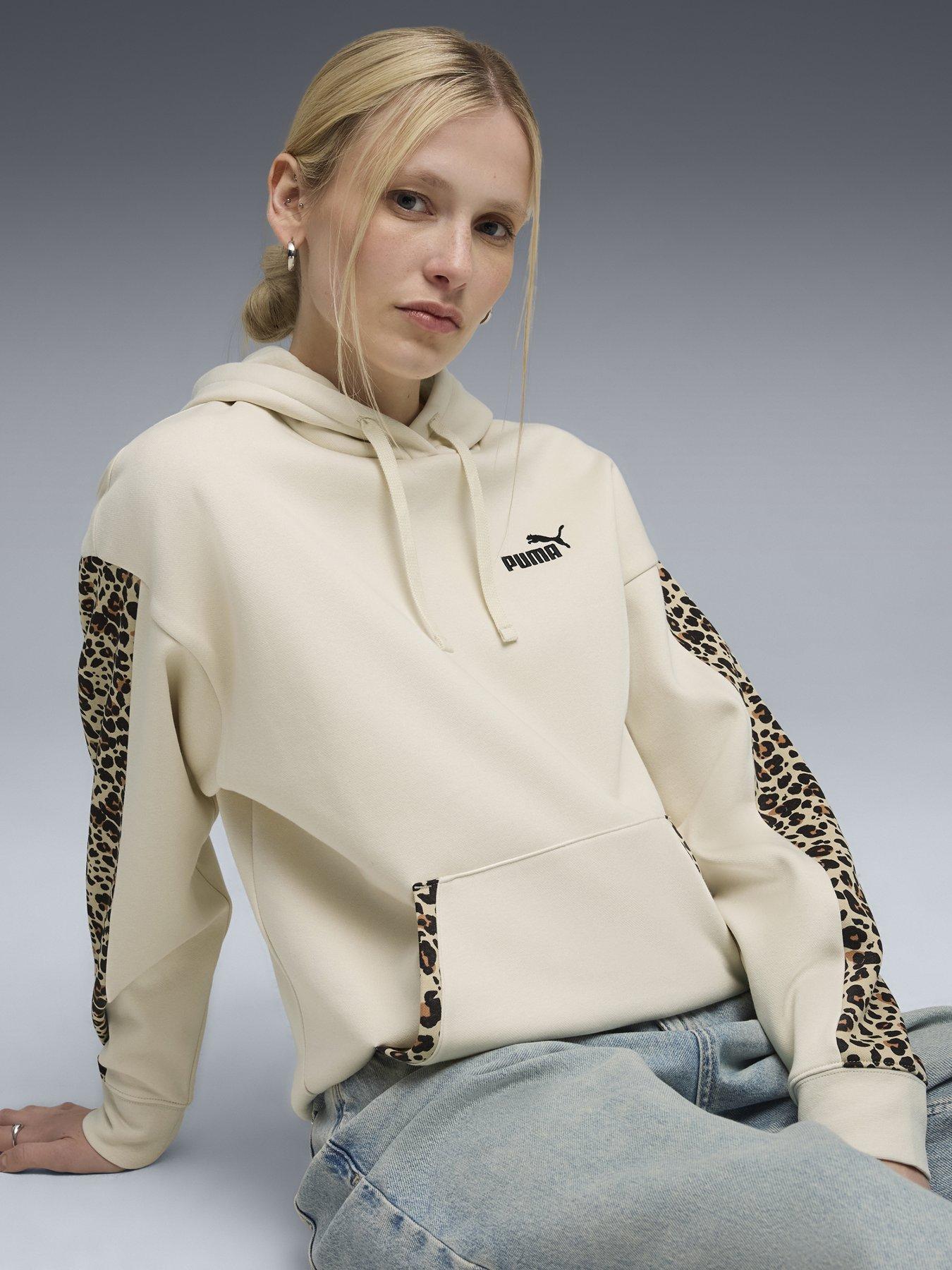 Puma Essentials Graphic Animal Comfort Hoodie - Cream