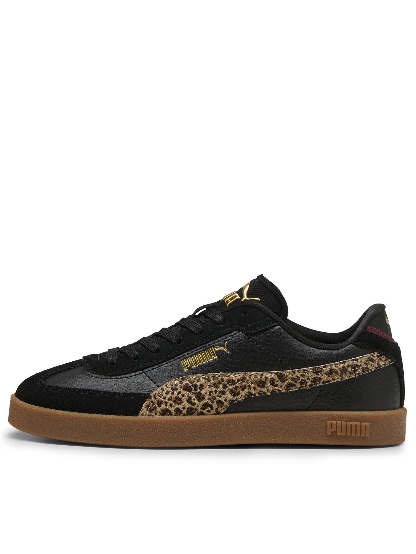 Puma Women's Club II Era Animal Flair Trainers - Black