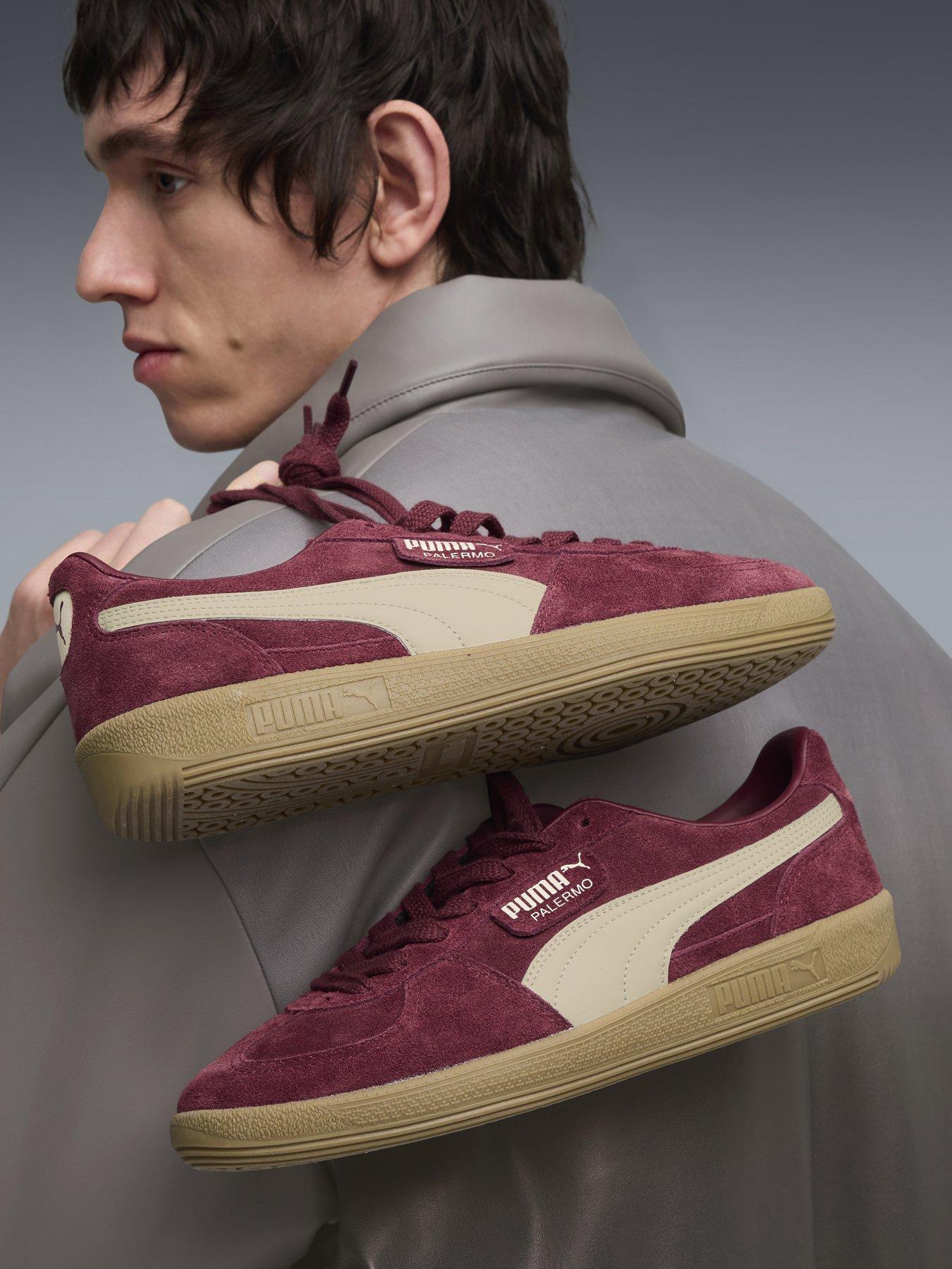 Image 6 of 6 of Puma Women's Palermo Trainers -red