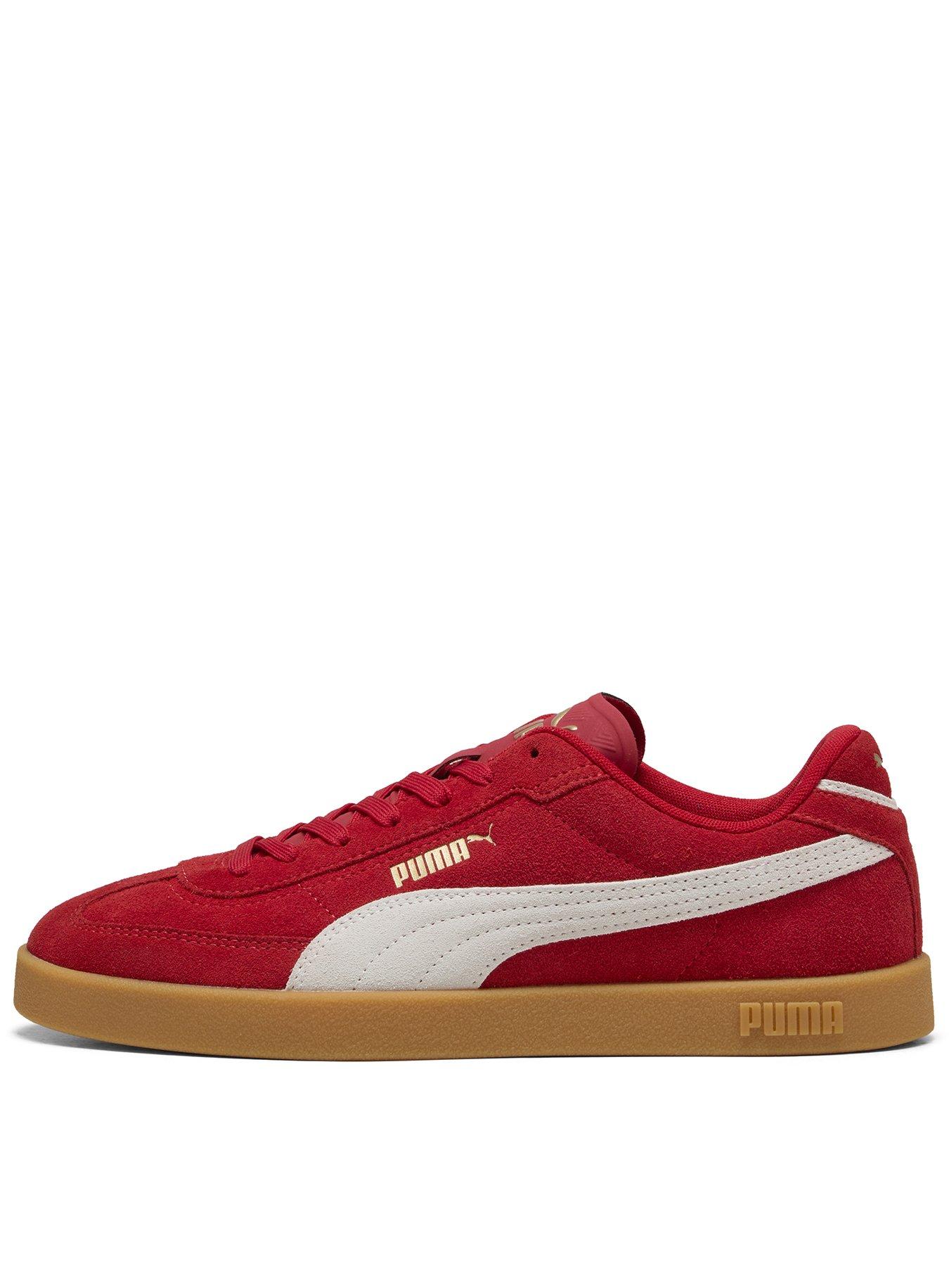 Puma Women's Puma Club Ii Era Suede Trainers -red