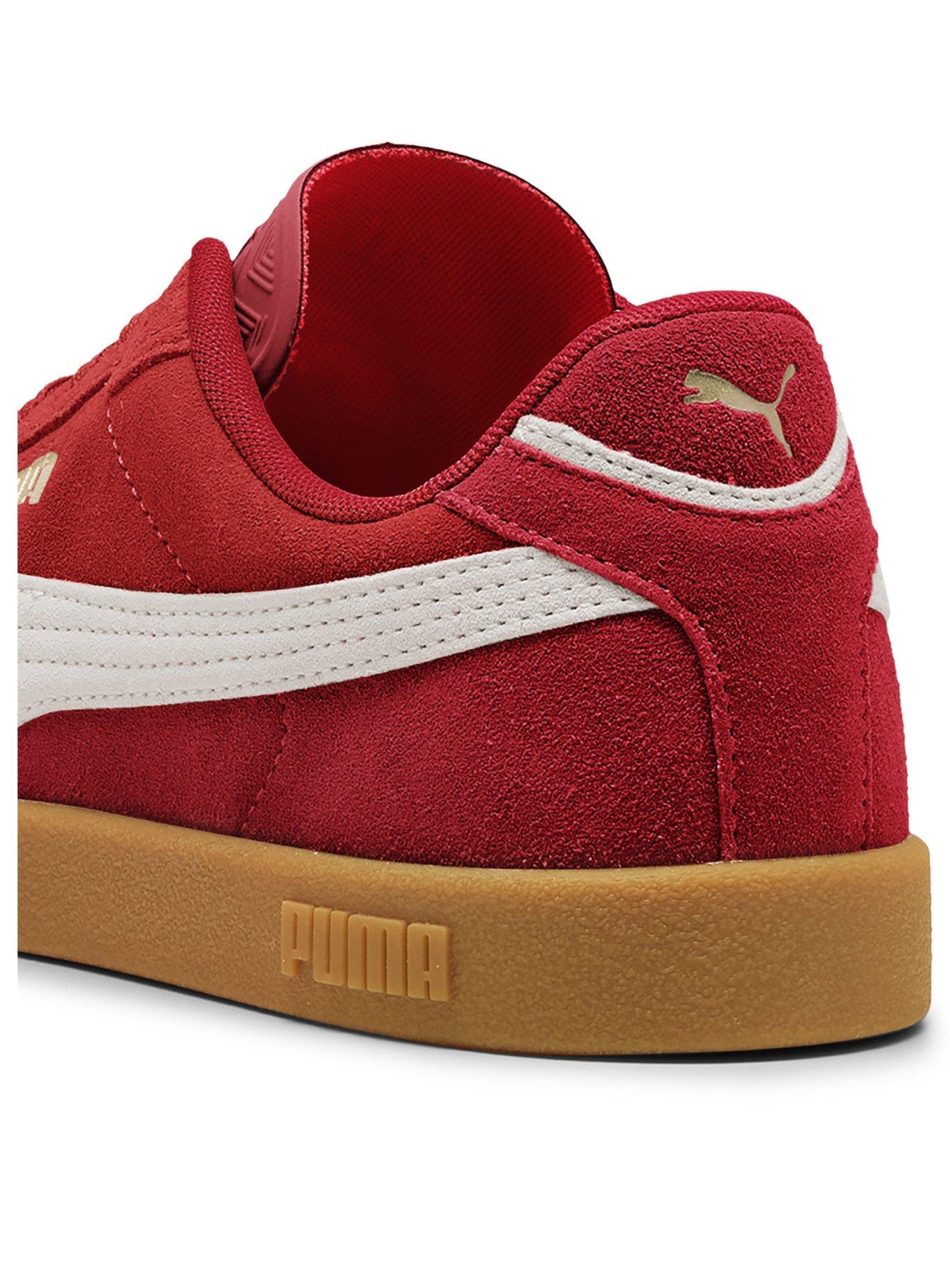 Image 3 of 6 of Puma Women's Puma Club Ii Era Suede Trainers -red