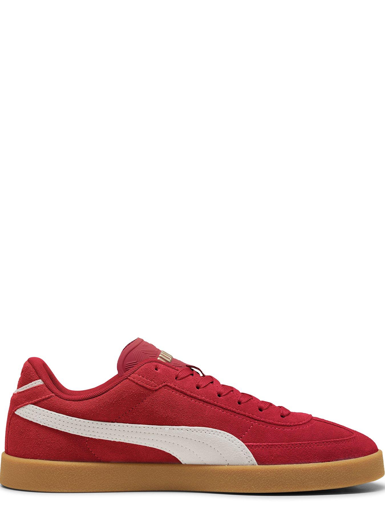 Image 4 of 6 of Puma Women's Puma Club Ii Era Suede Trainers -red