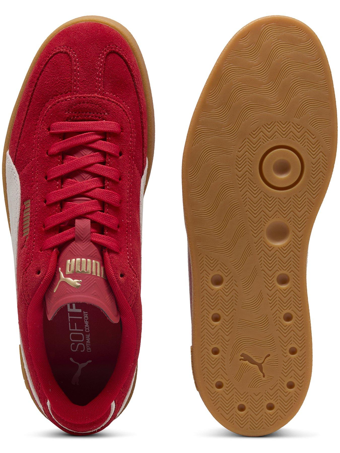 Image 5 of 6 of Puma Women's Puma Club Ii Era Suede Trainers -red