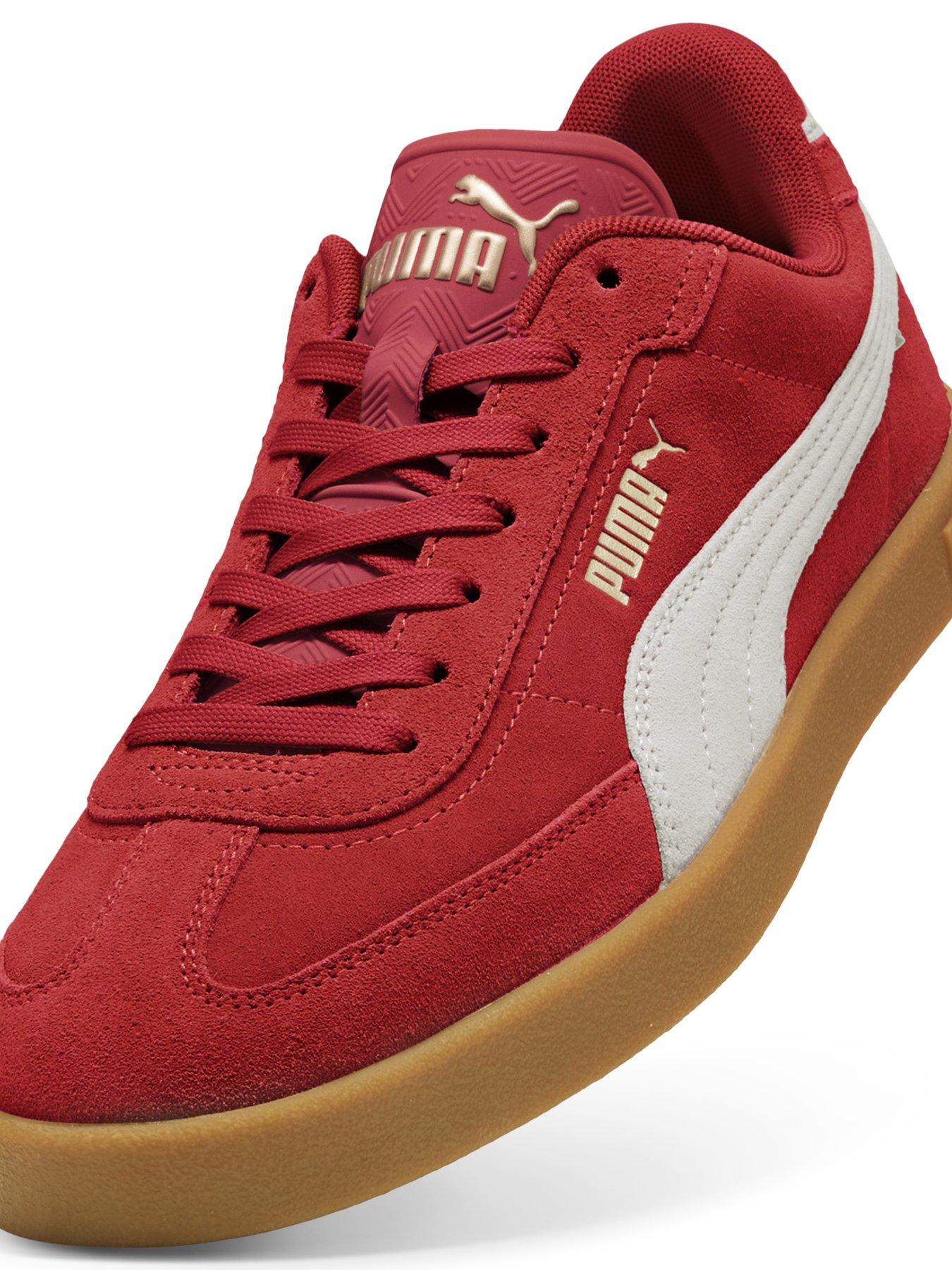 Image 6 of 6 of Puma Women's Puma Club Ii Era Suede Trainers -red
