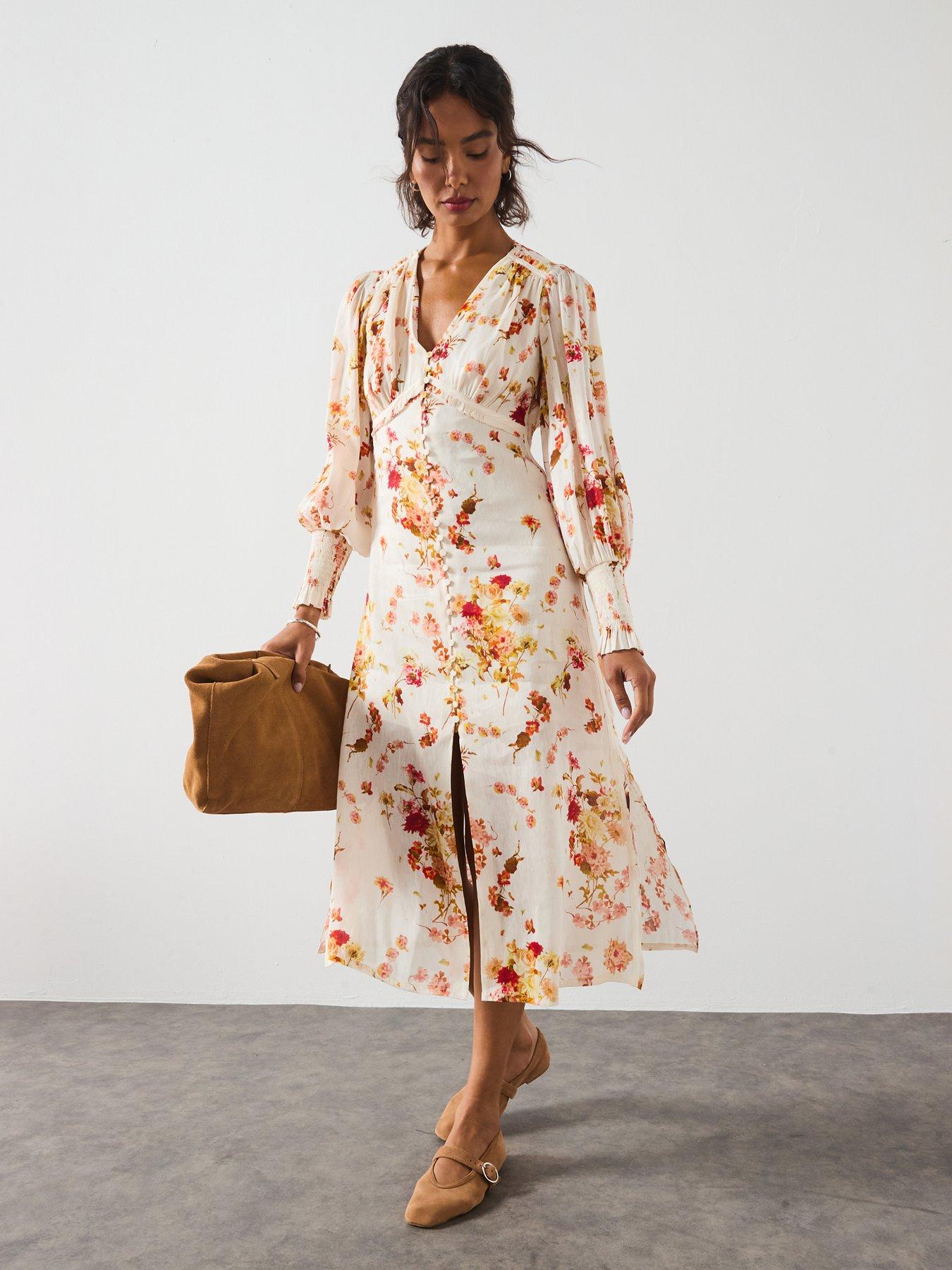 Image 3 of 6 of AllSaints Taylen Dress - Multi