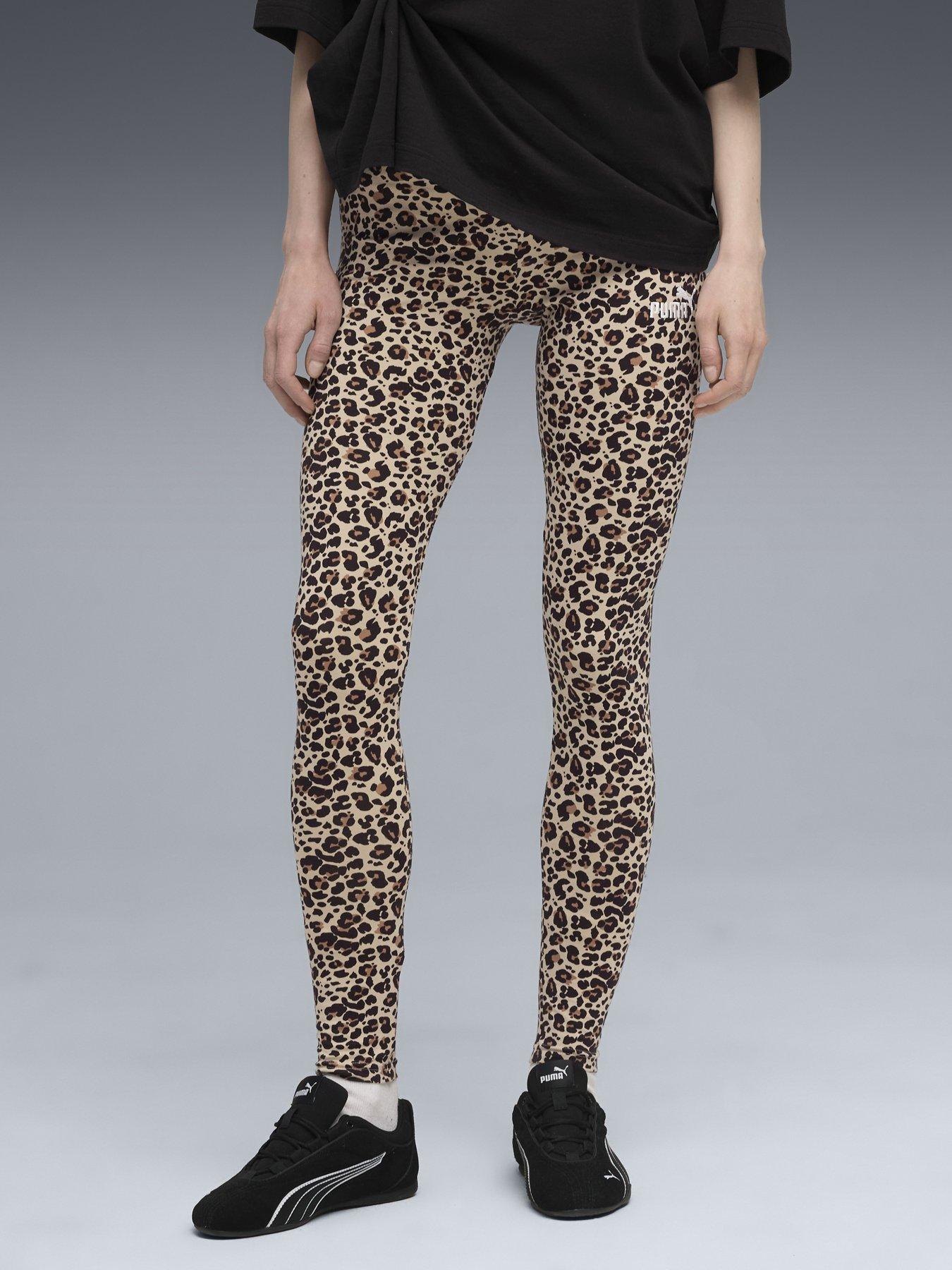 Puma Ess Graphic Animal Aop Leggings - Brown