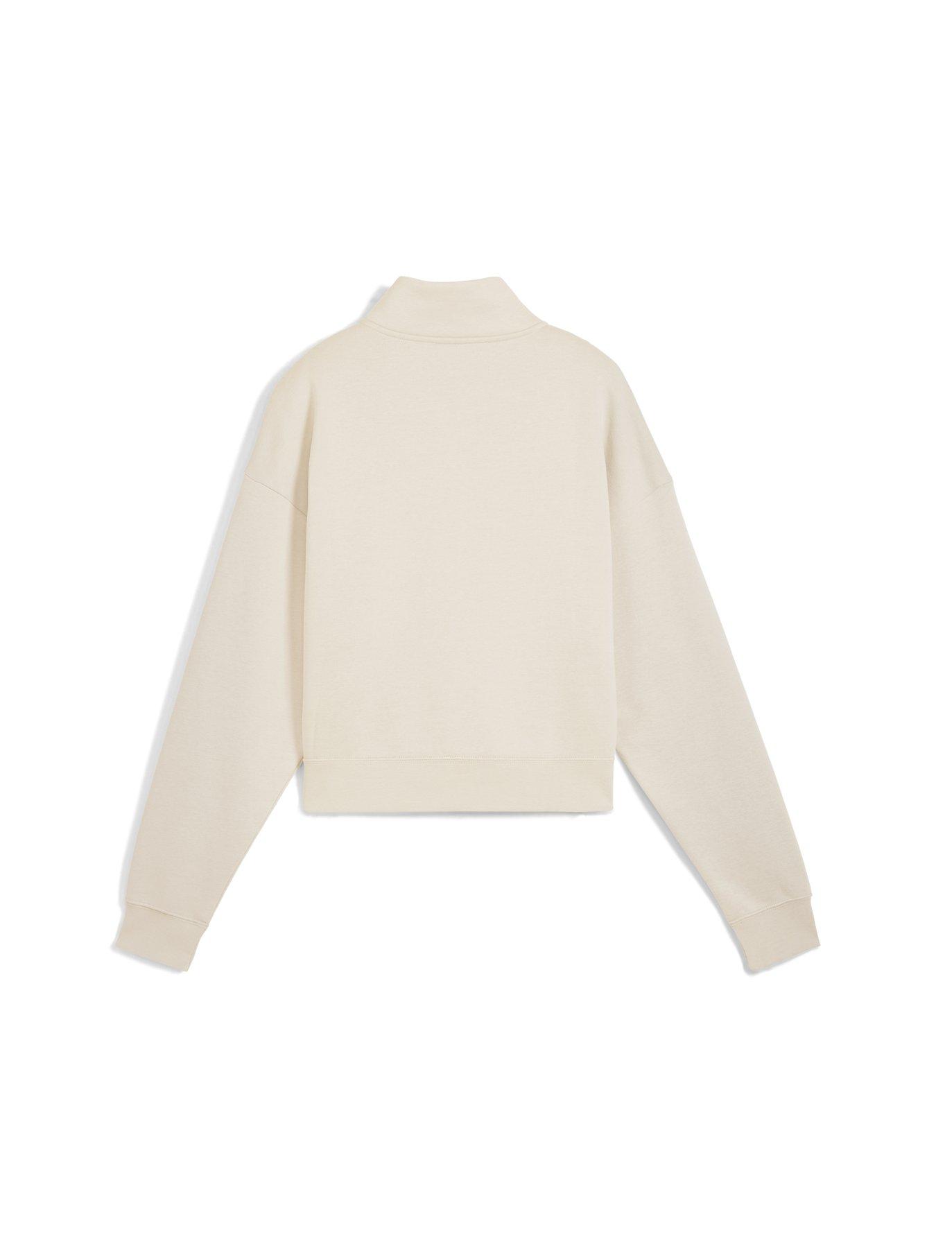Image 5 of 5 of Puma Class Comfort Half Zip Short Crew - Cream