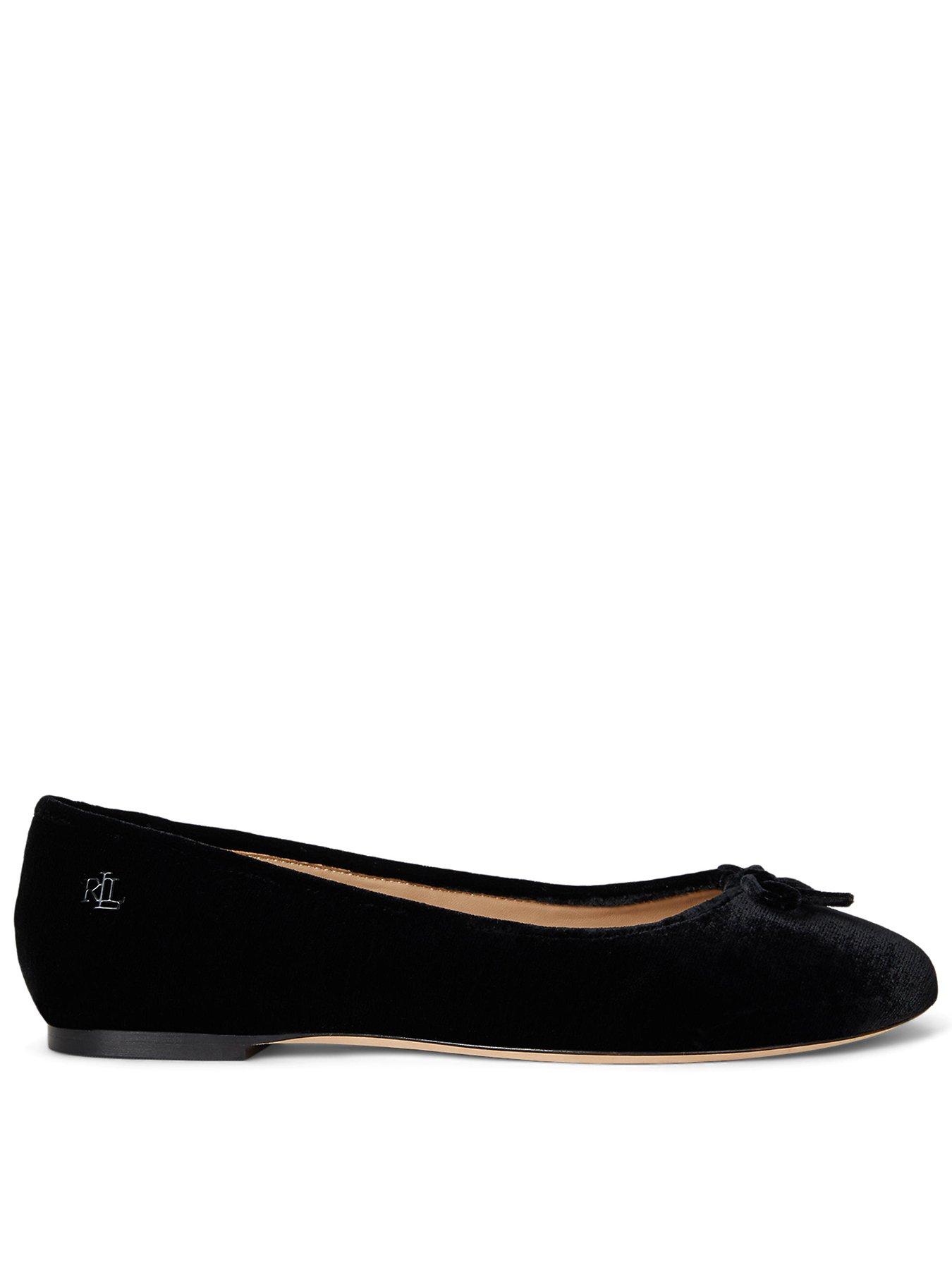 Lauren by Ralph Lauren Jayna Flat Bellet Shoe - Black