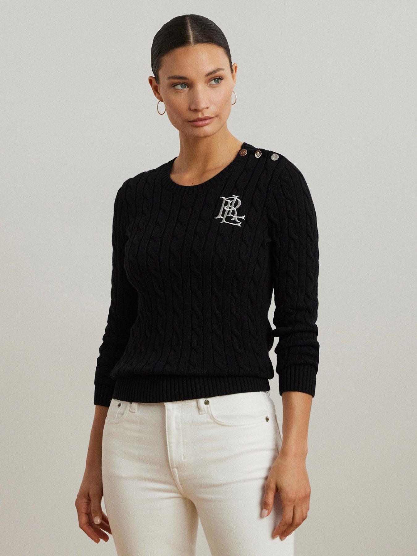 Lauren by Ralph Lauren Montiva Knitted Pullover - Black