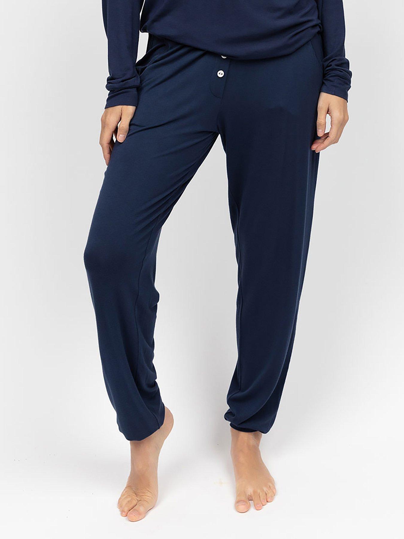 undefined Cyberjammies Marina Navy Jersey Pyjama Bottom - Navy
