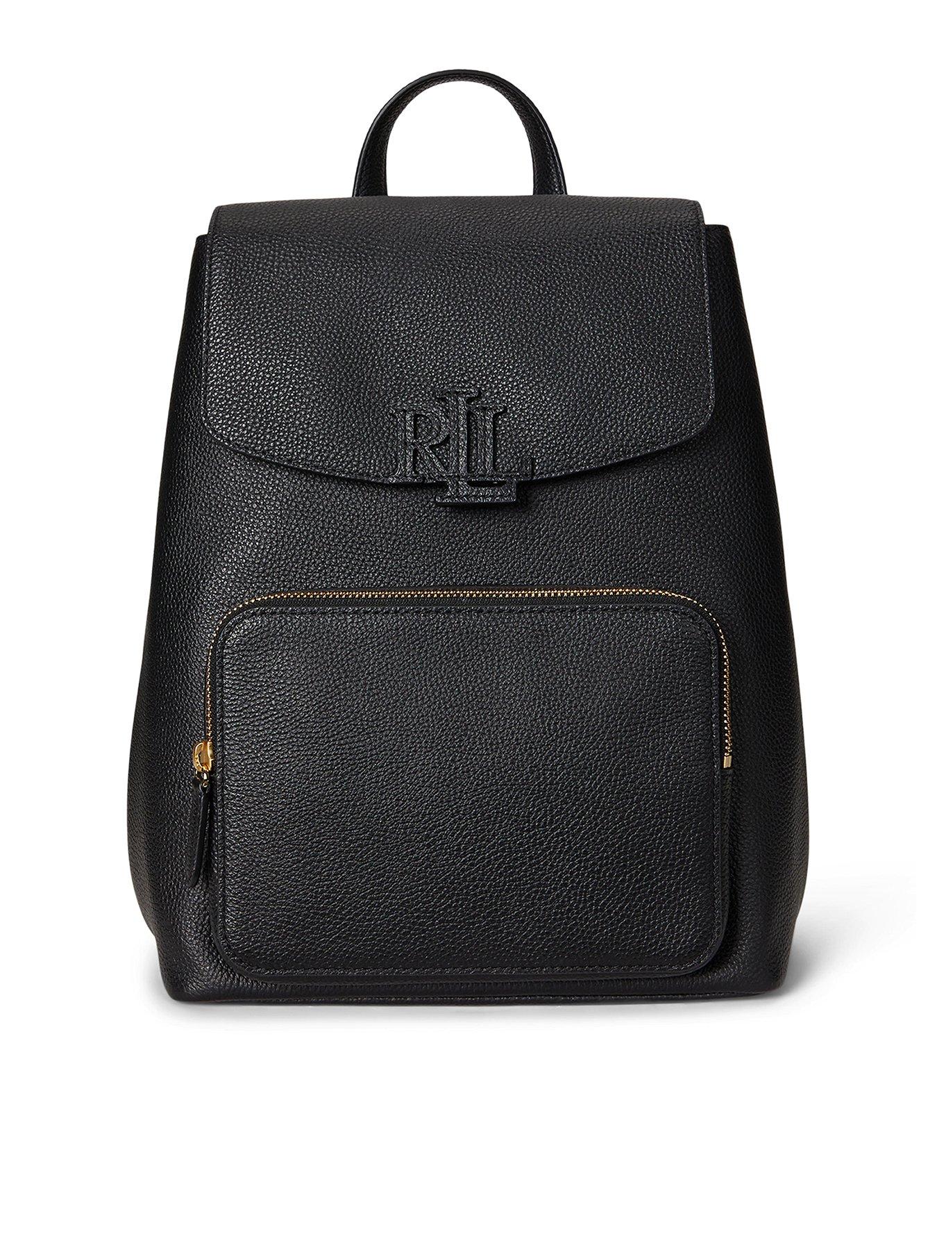 Lauren by Ralph Lauren Cameryn Medium Backpack - Black