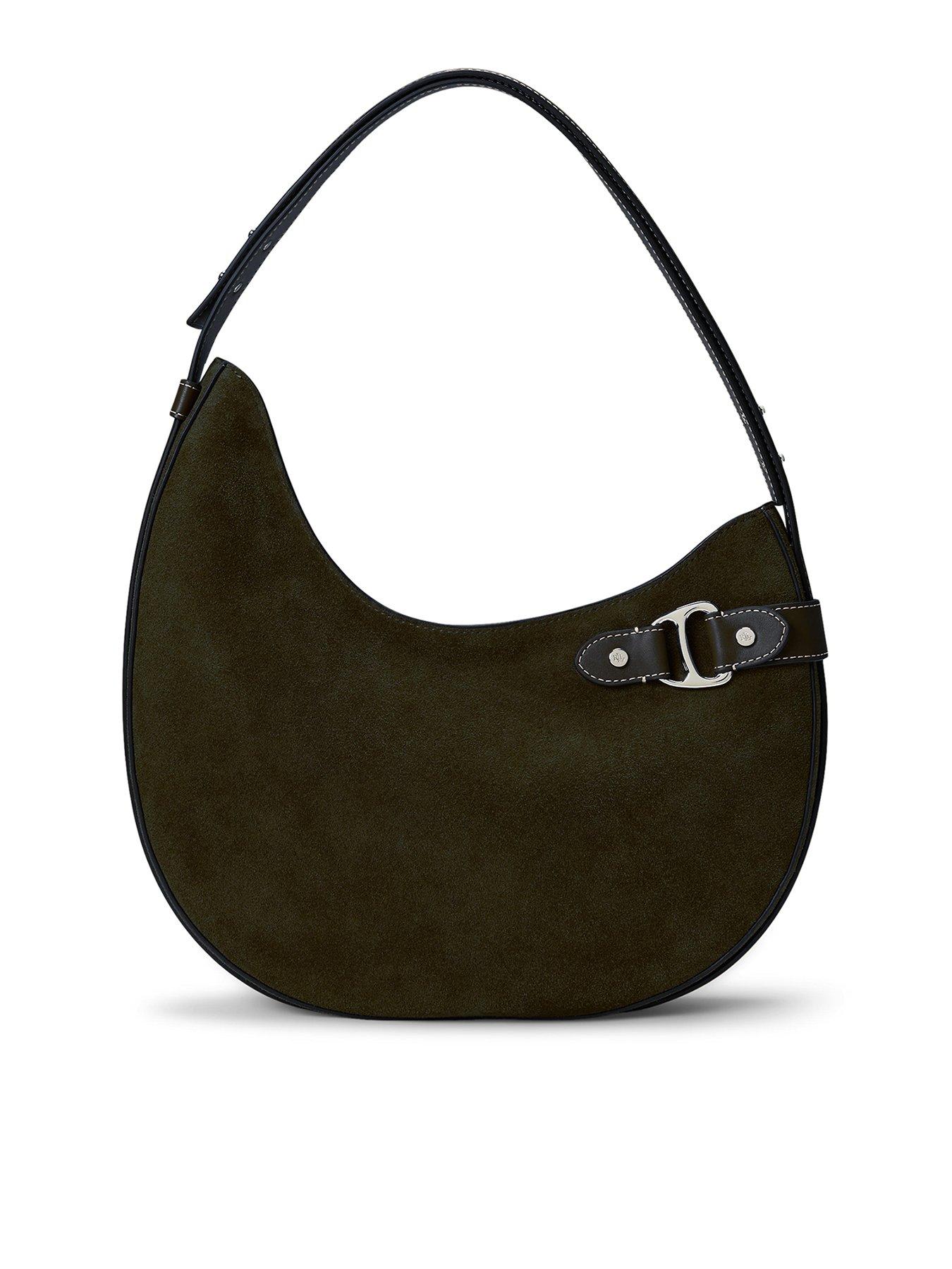 Lauren by Ralph Lauren Tasha Large Shoulder Bag - Dark Olive