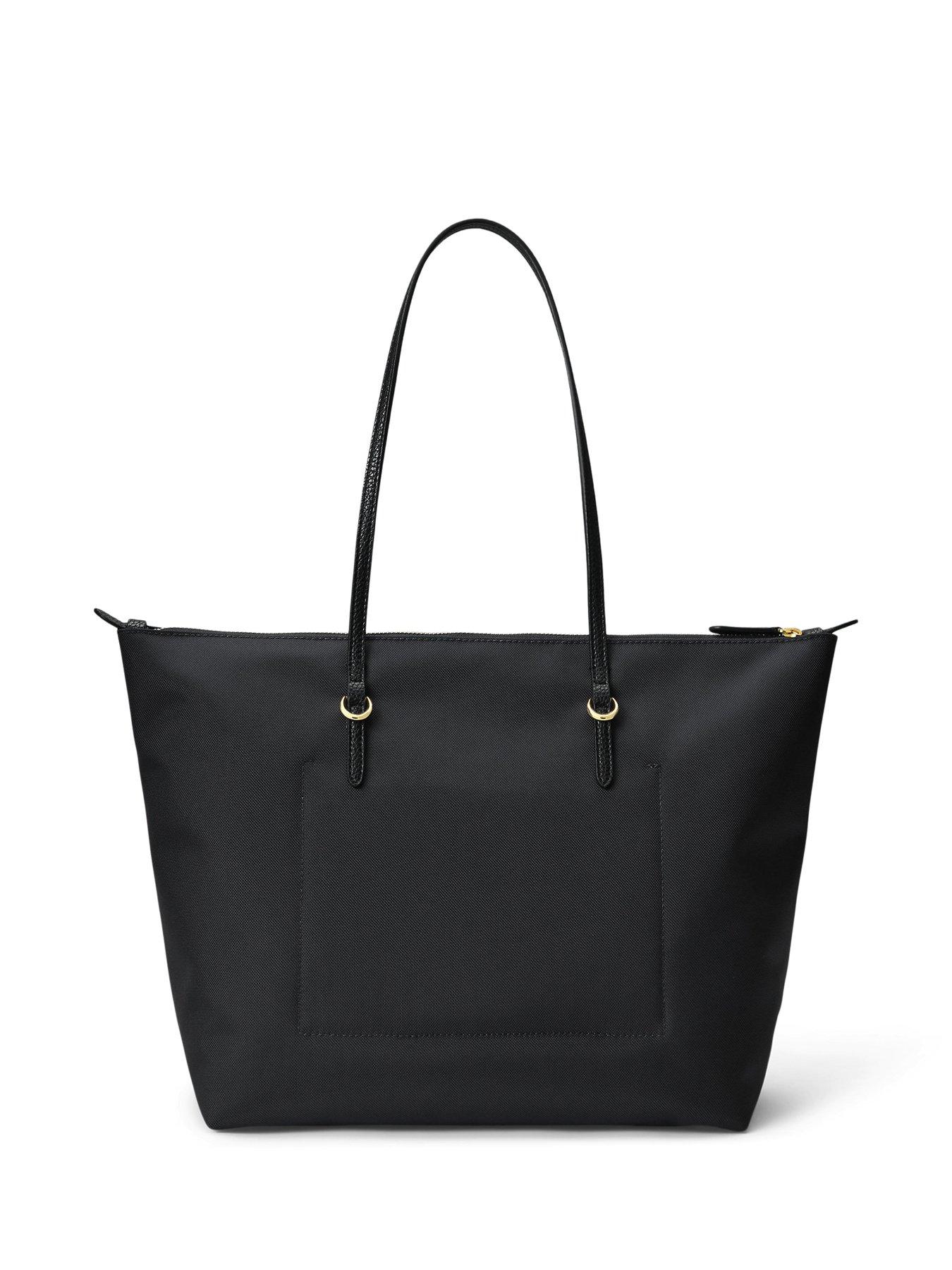 Image 4 of 5 of Lauren by Ralph Lauren Keaton Large Tote Bag - Black