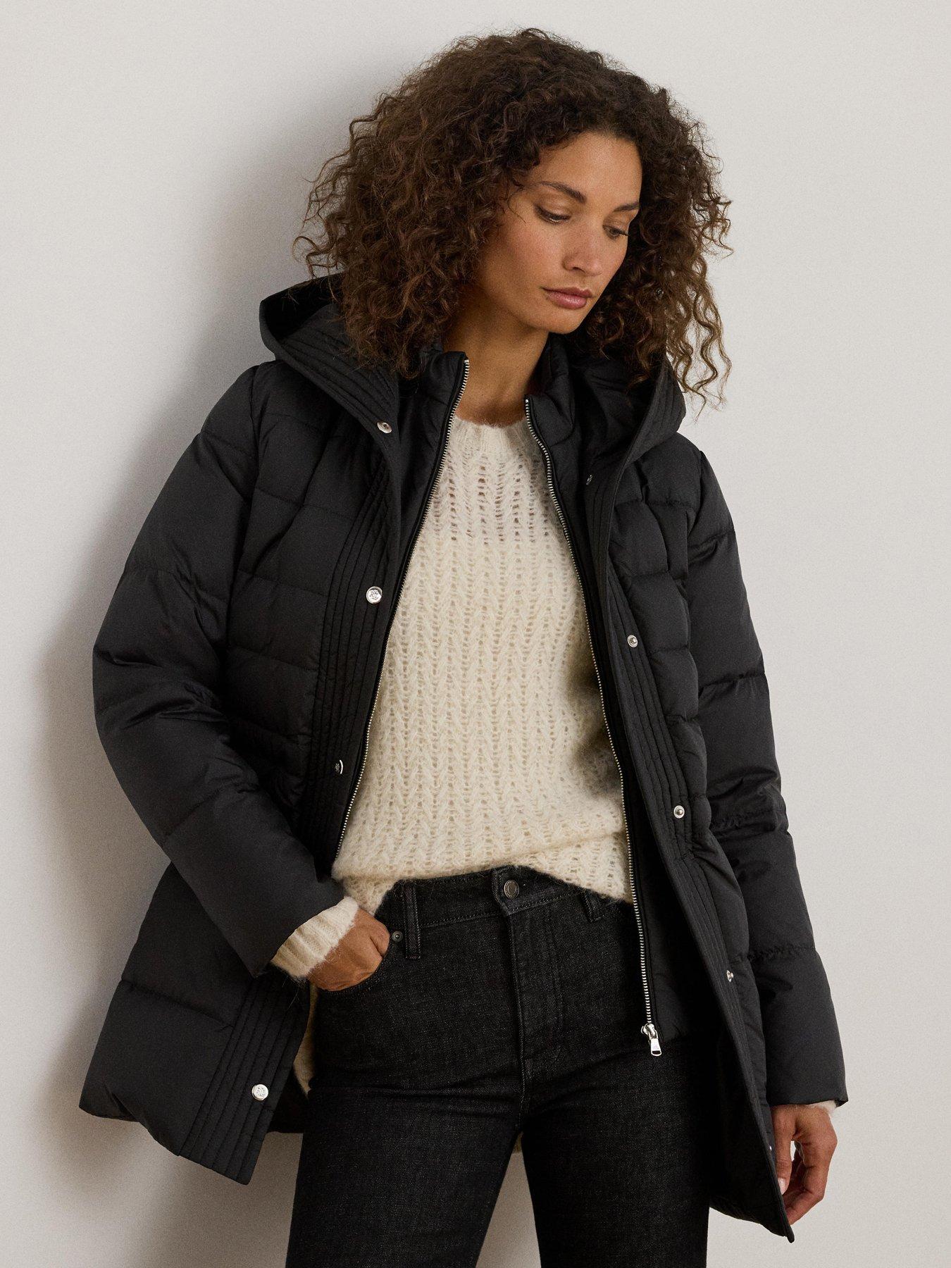 Lauren by Ralph Lauren Puffer Insulated Coat - Black