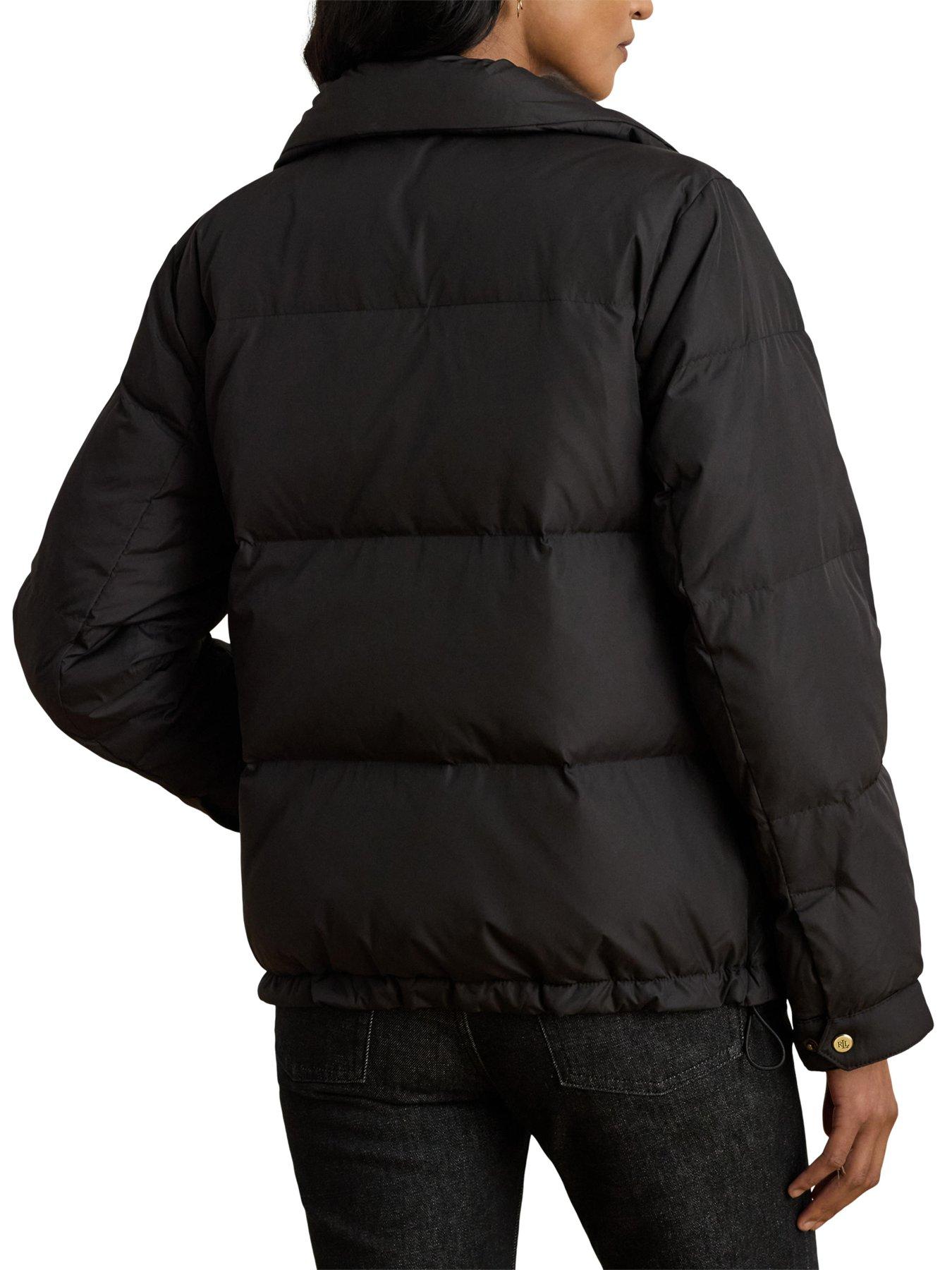 Image 2 of 4 of Lauren by Ralph Lauren Short Puffer Coat - Black