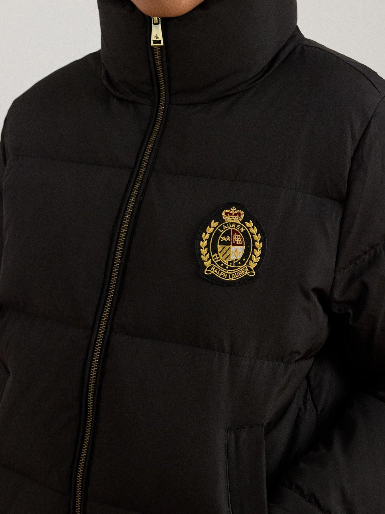Image 4 of 4 of Lauren by Ralph Lauren Short Puffer Coat - Black