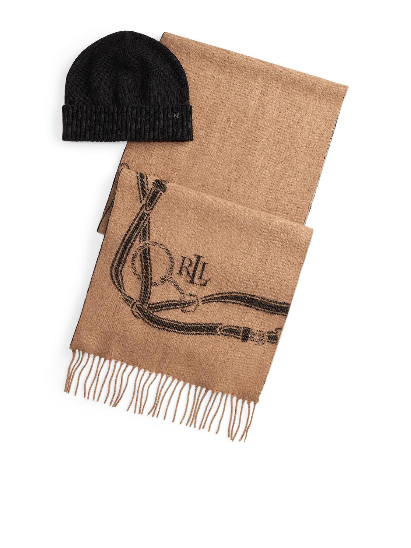 Image 1 of 3 of Lauren by Ralph Lauren Scarf Gift Box Set - Classic Camel