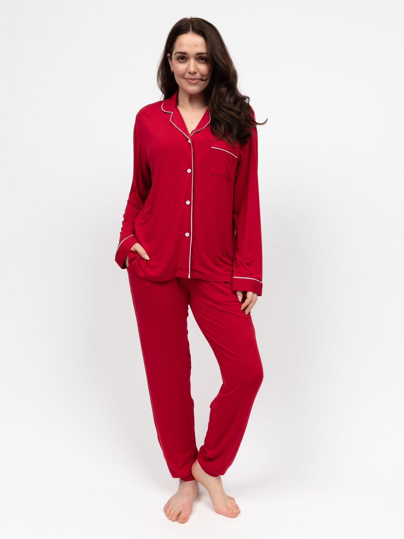 Cyberjammies Blaze Revere Jersey Pyjama Set - Red