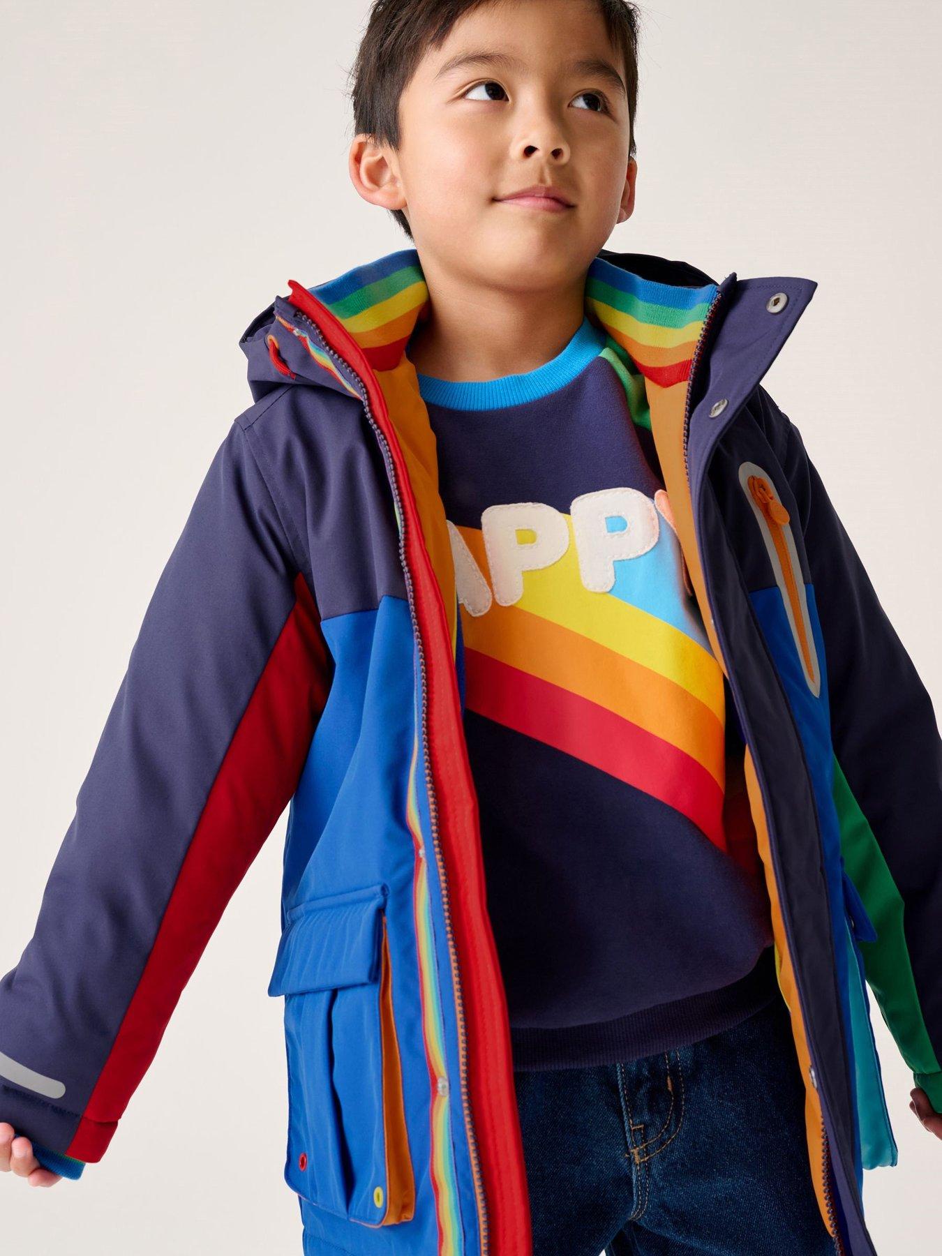 Little Bird Boys Back To School Parka Coat - Blue | Very